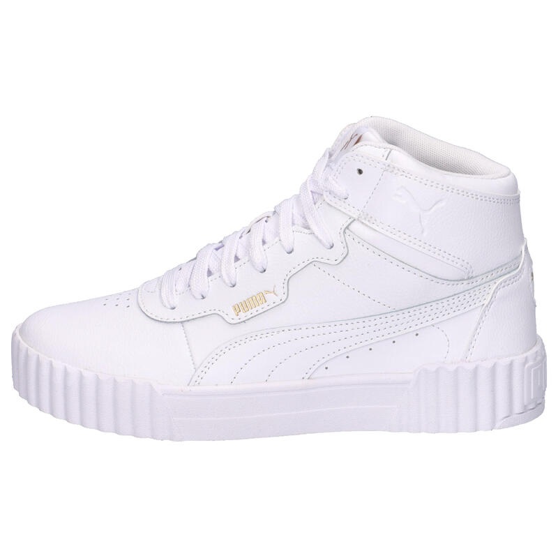 Pantofi sport femei Puma Carina 3.0 Mid, Alb
