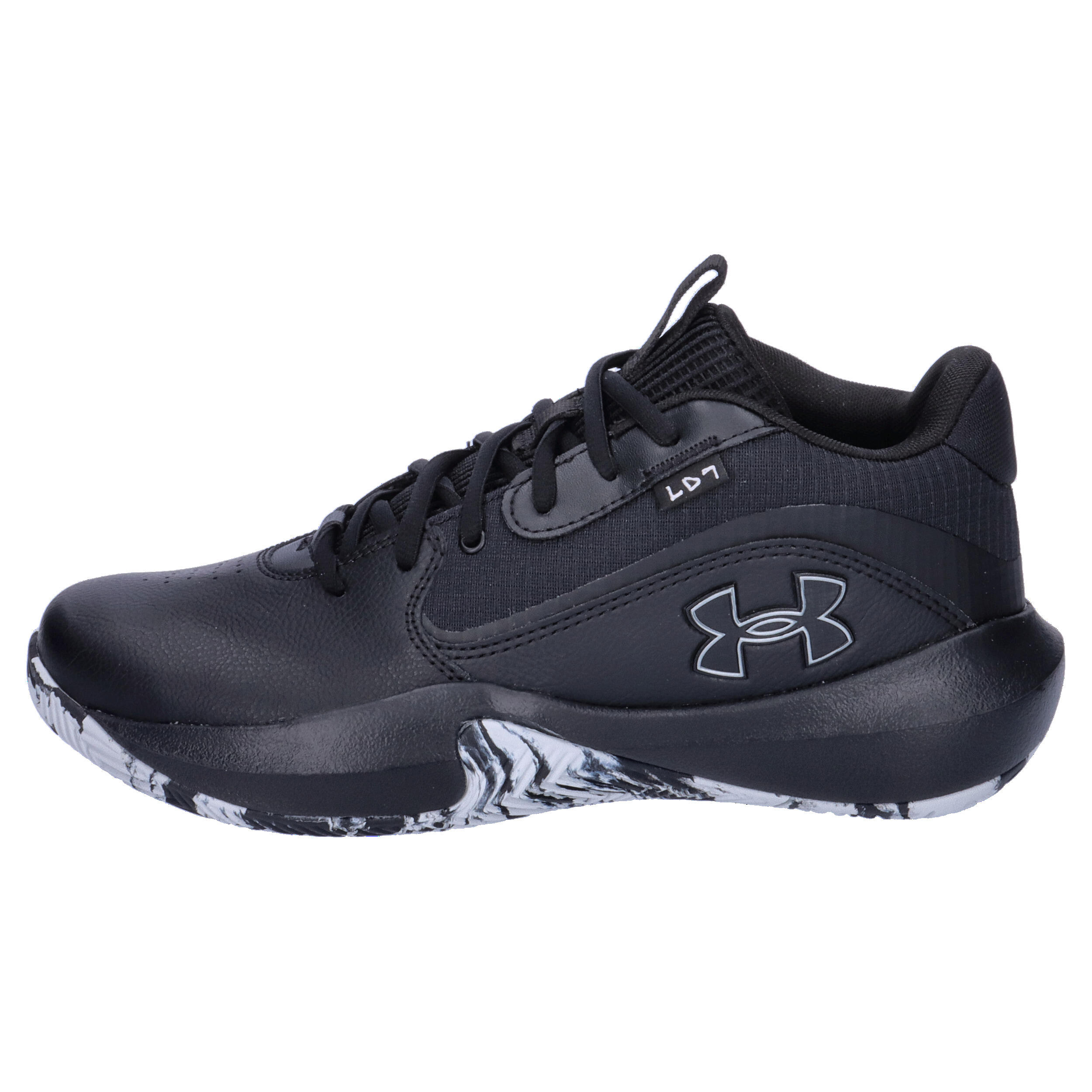Under Armour Lockdown 7 Basketballschuhe Sneaker Unisex 3028512003 Schwarz 10/15