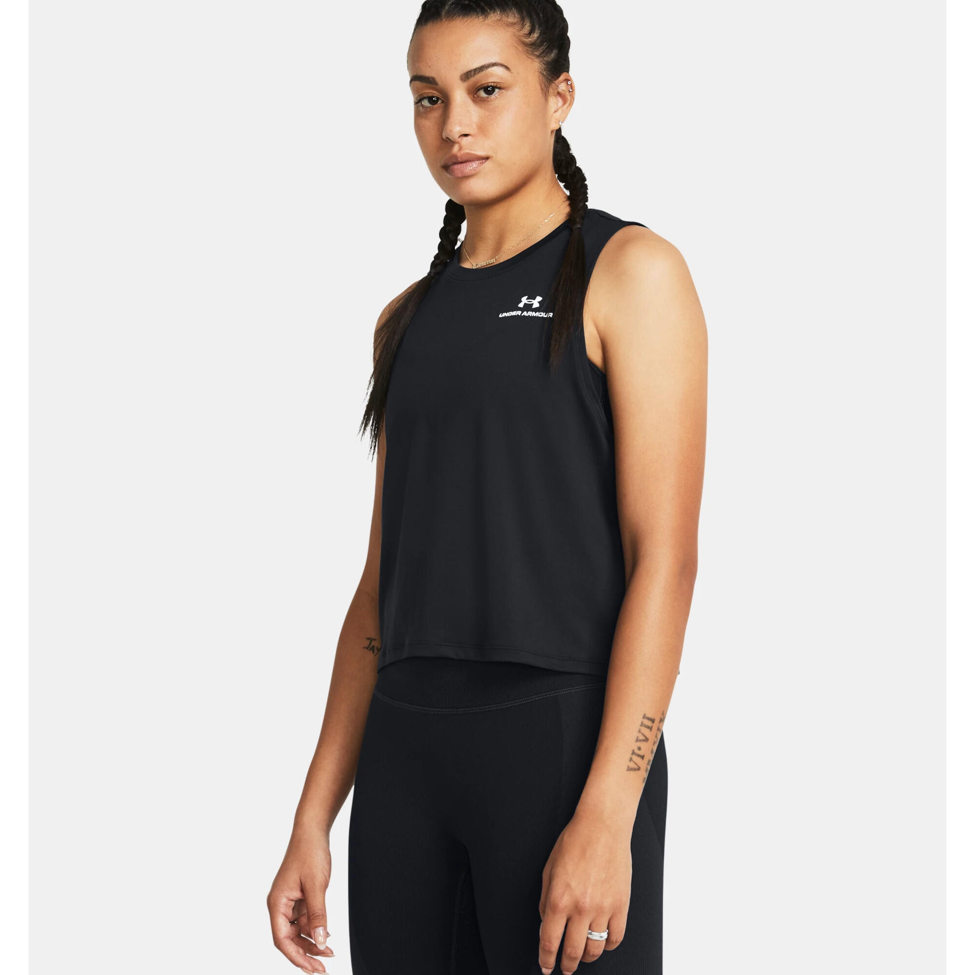 Under Armour Damen Top Rush Energy Crop Tank 1383654 3/4
