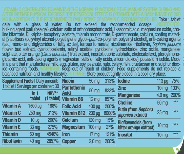 Vitabolic - 30 Comprimidos de Biotech USA 3/5