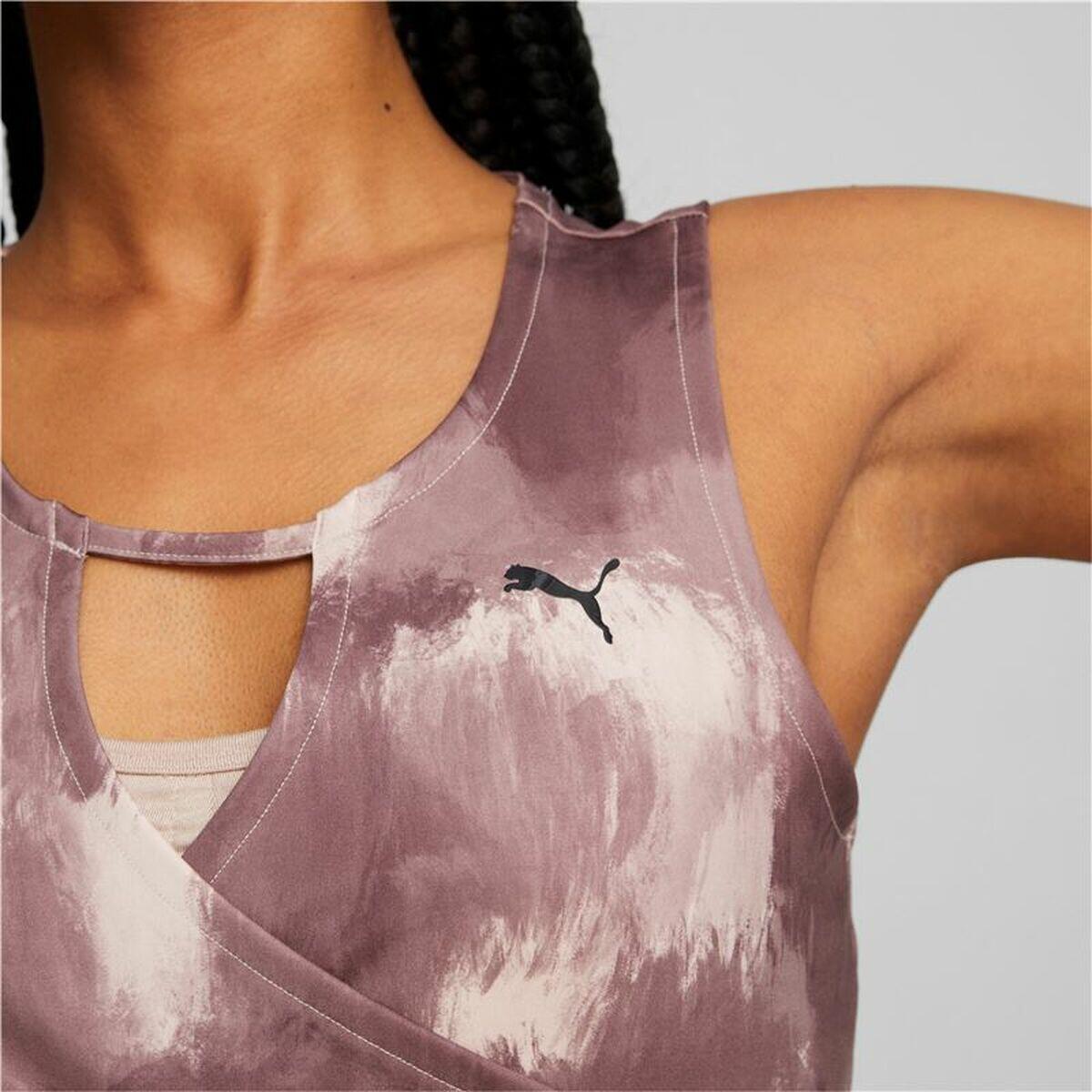 Puma Damen Top Studio Crop Top All Ove Print 522236 5/6
