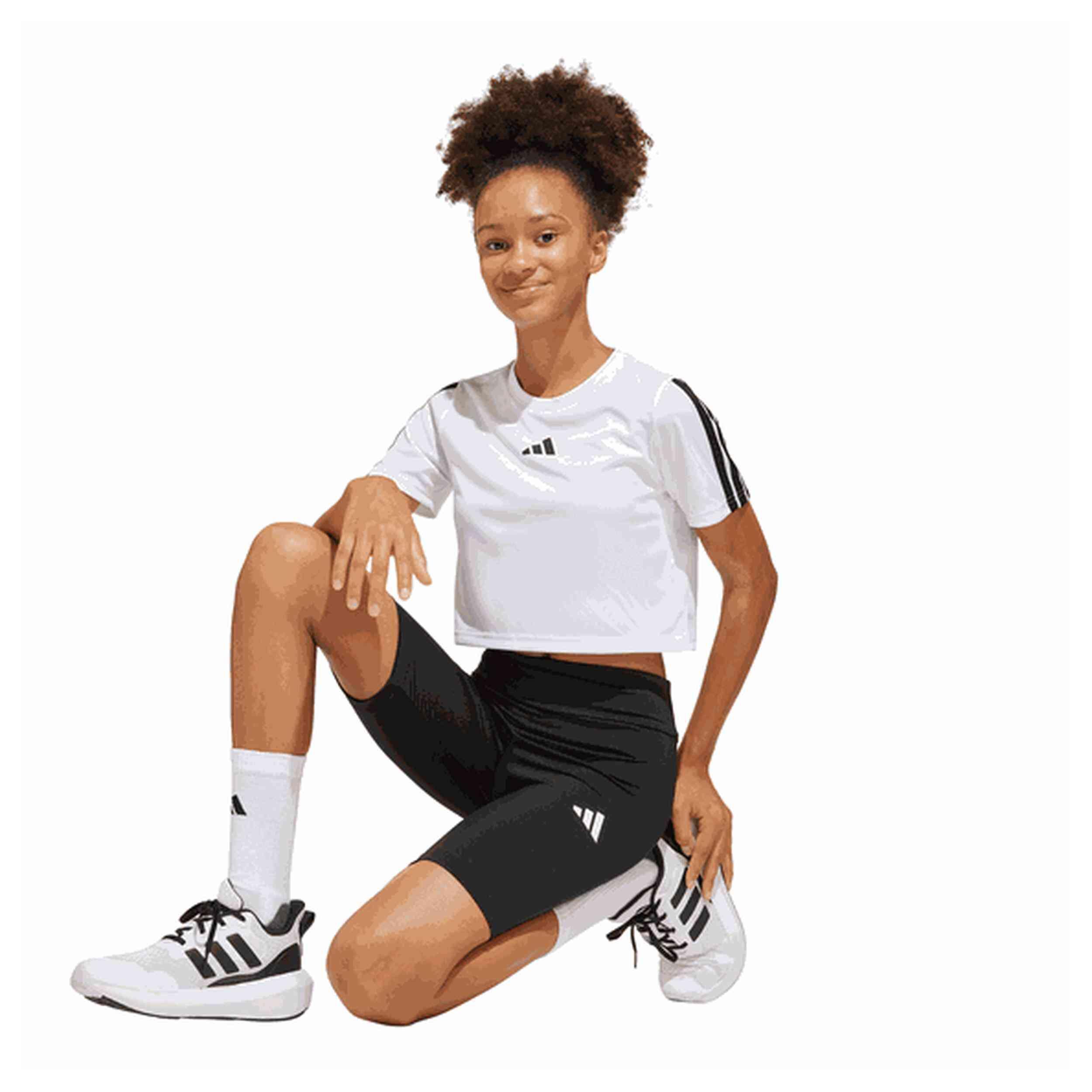 T-shirt Adidas modèle JJ5041 pour unisexe enfants 2/11
