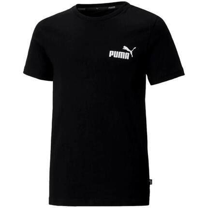 T-shirt Noir Enfant Puma Small Logo