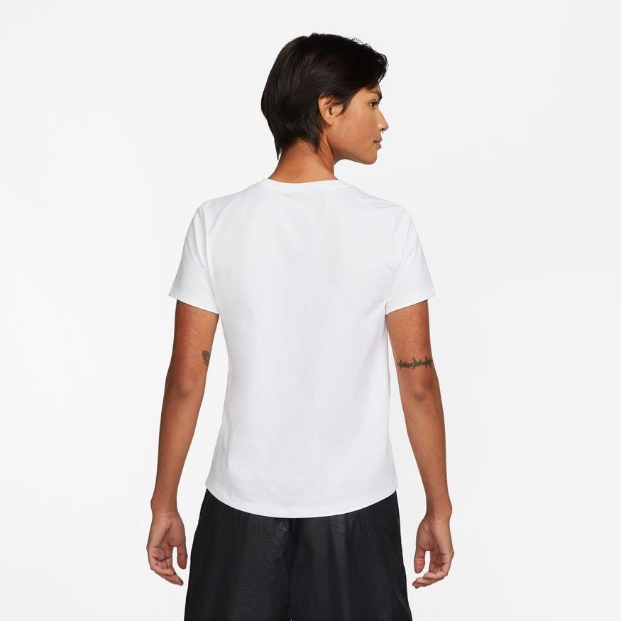 T-shirt à manches courtes femme Nike ICN DX7906 100 Blanc 2/4