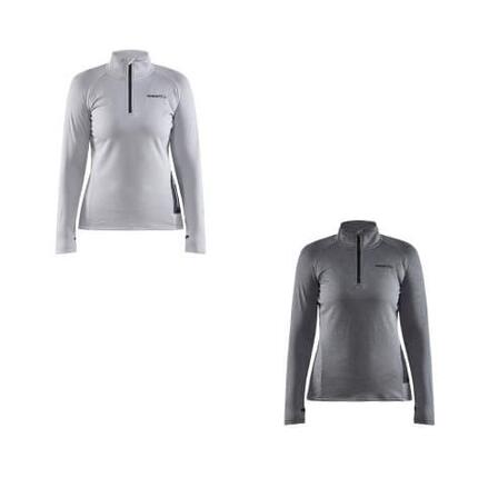 Dames-T-shirt Craft core trim thermal midlayer