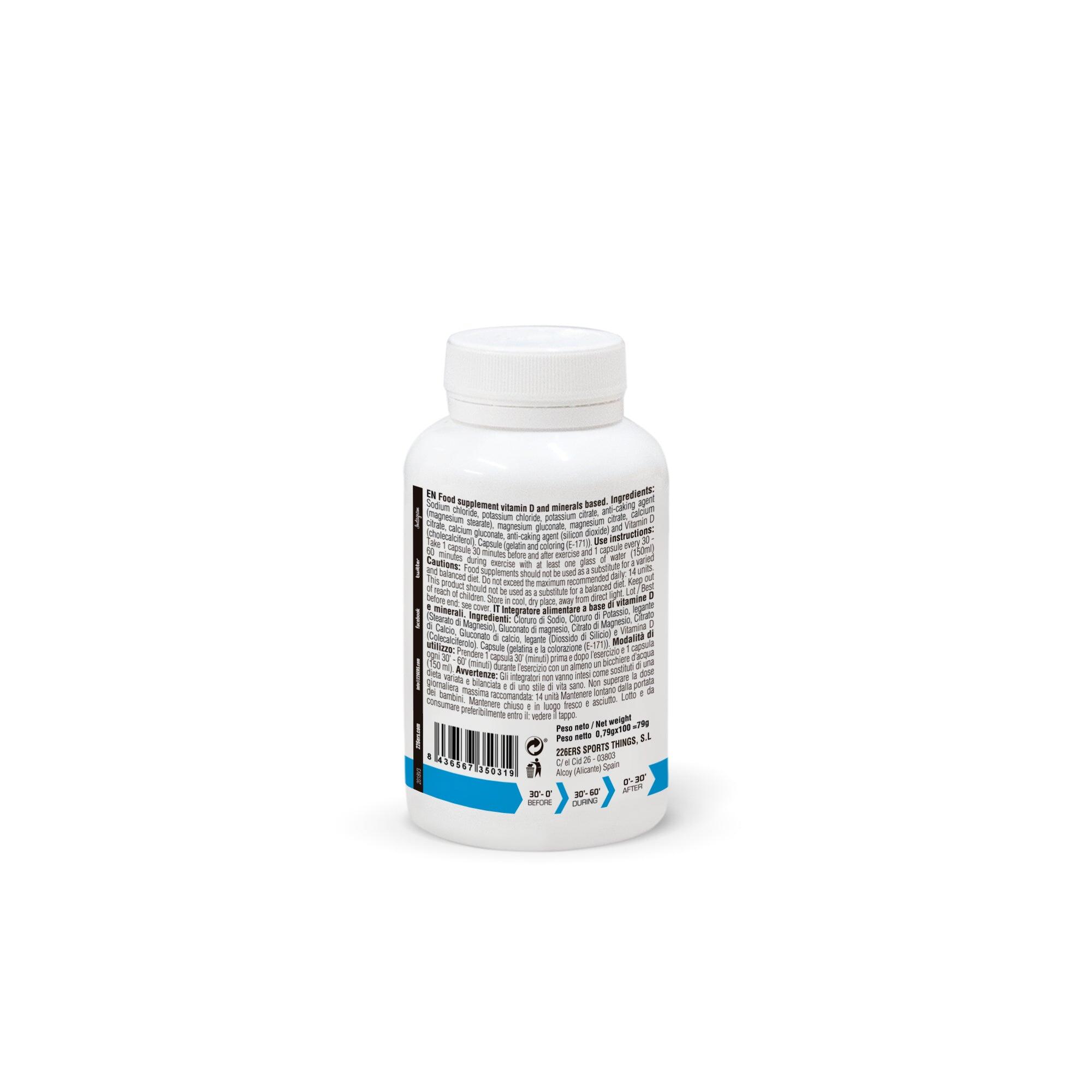 SALTS ELECTROLYTES - Recupera tus Niveles de Sales 100 Cápsulas 2/3
