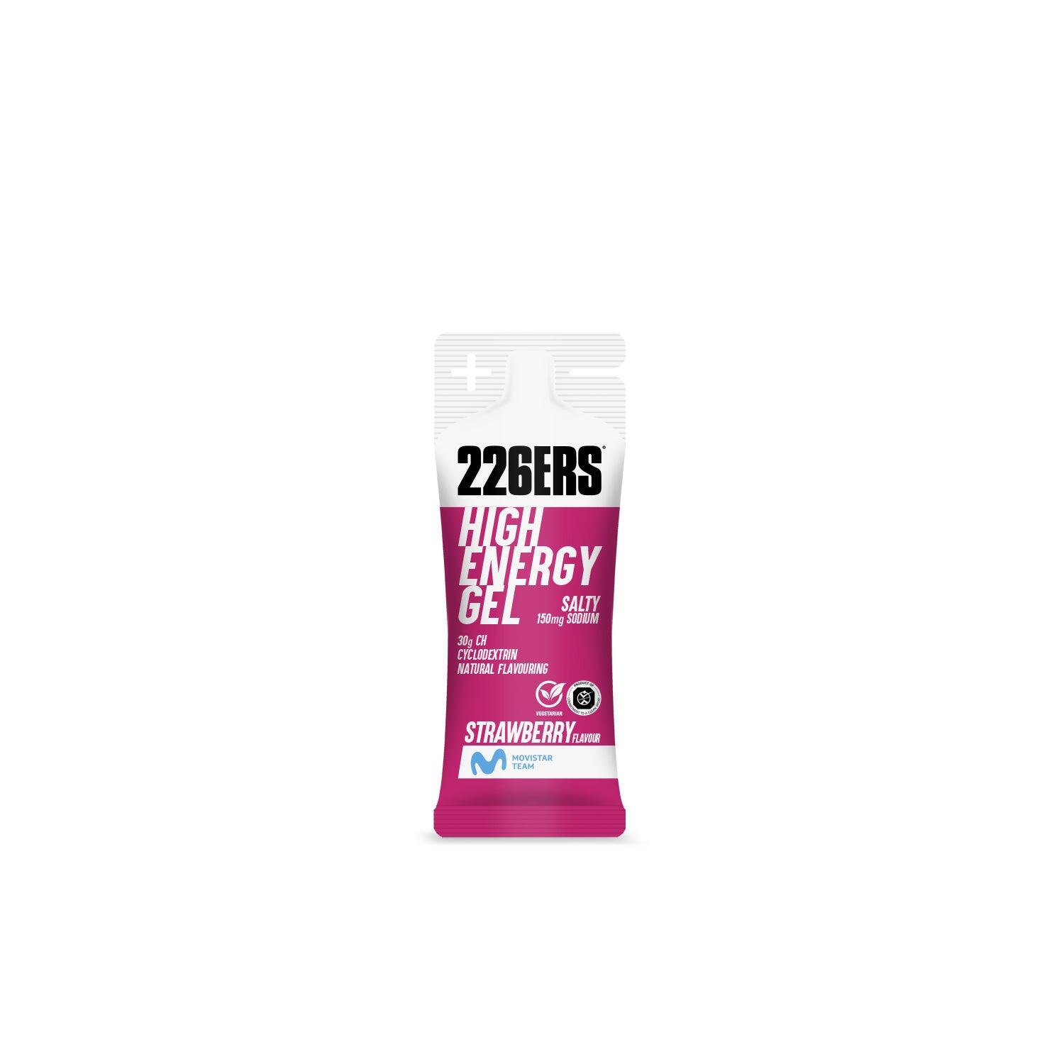 226ERS HIGH ENERGY GEL XS 45g - Gel energético com ciclodextrinaMorango Salgado