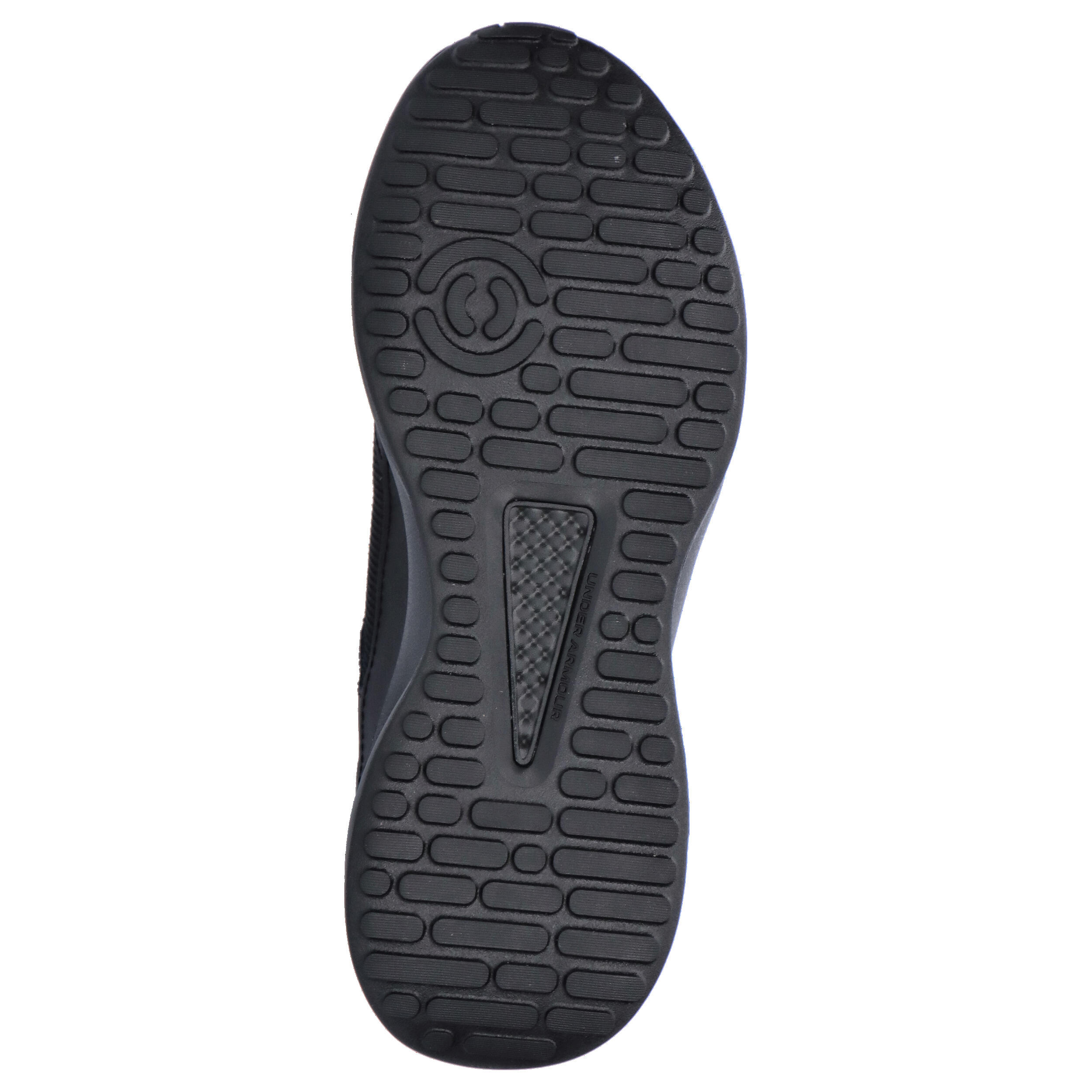 Mens Charged Edge Leather Trainers (Triple Black) 6/15