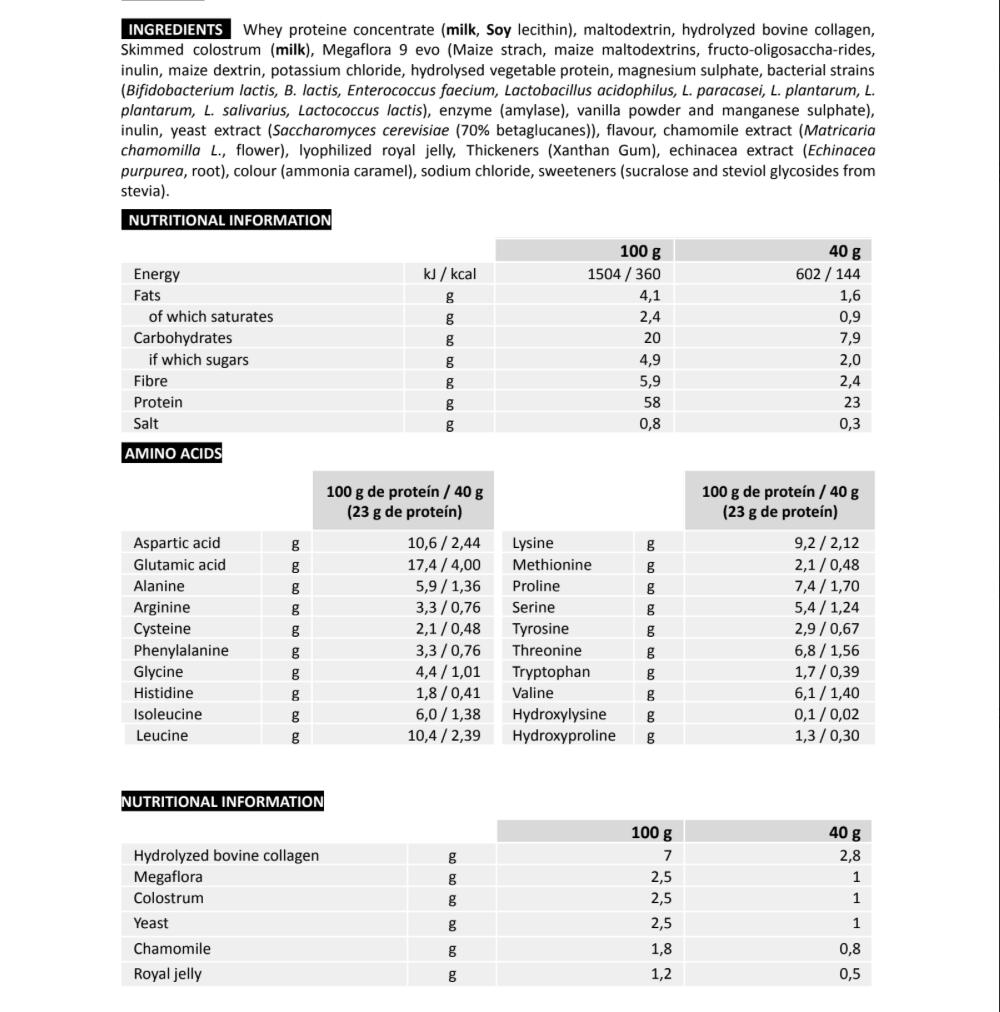 K-WEEKS IMMUNE 1Kg CAPPUCCINO 3/4