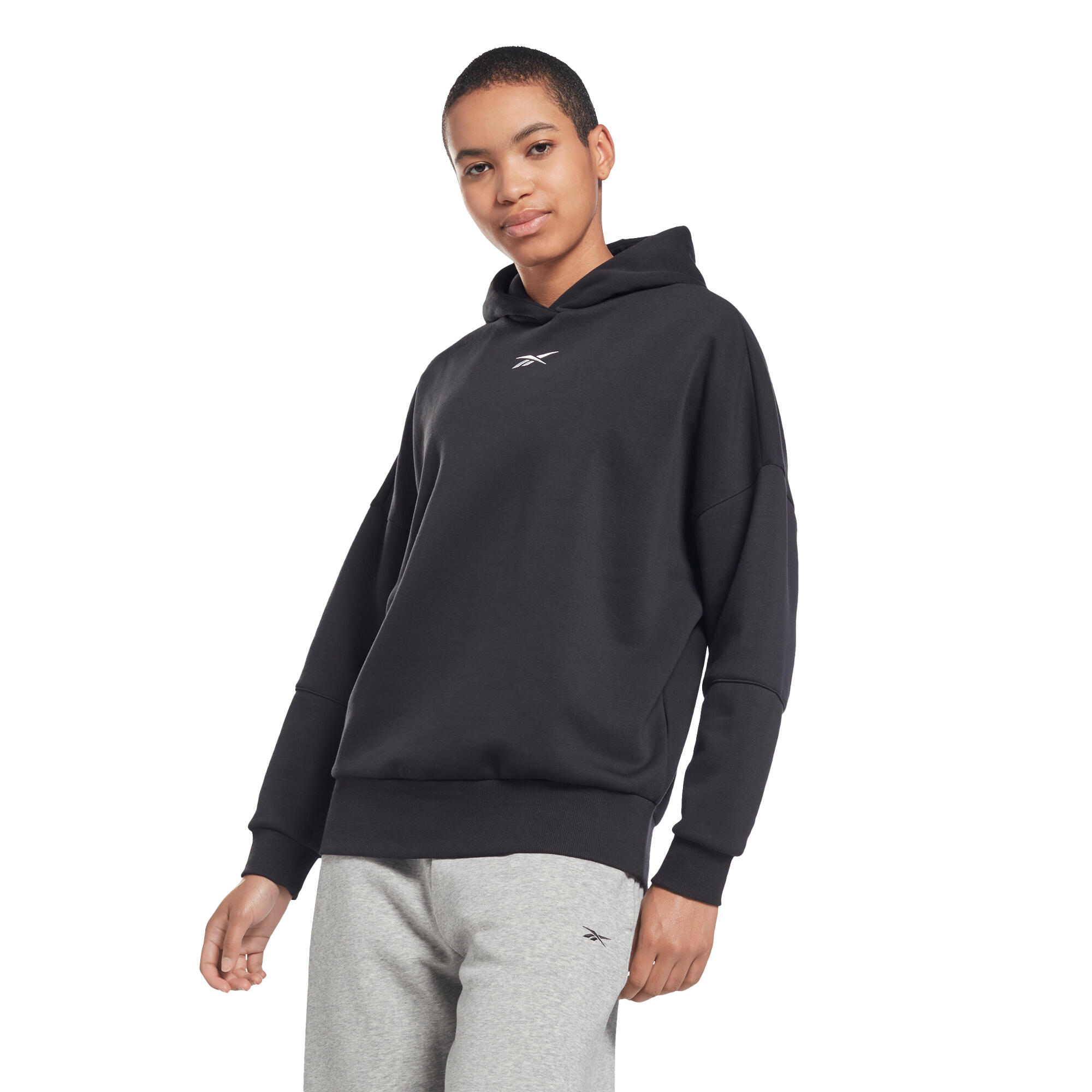 Dames sweatshirt met capuchon Reebok Studio Recycled (Oversize) 2/7