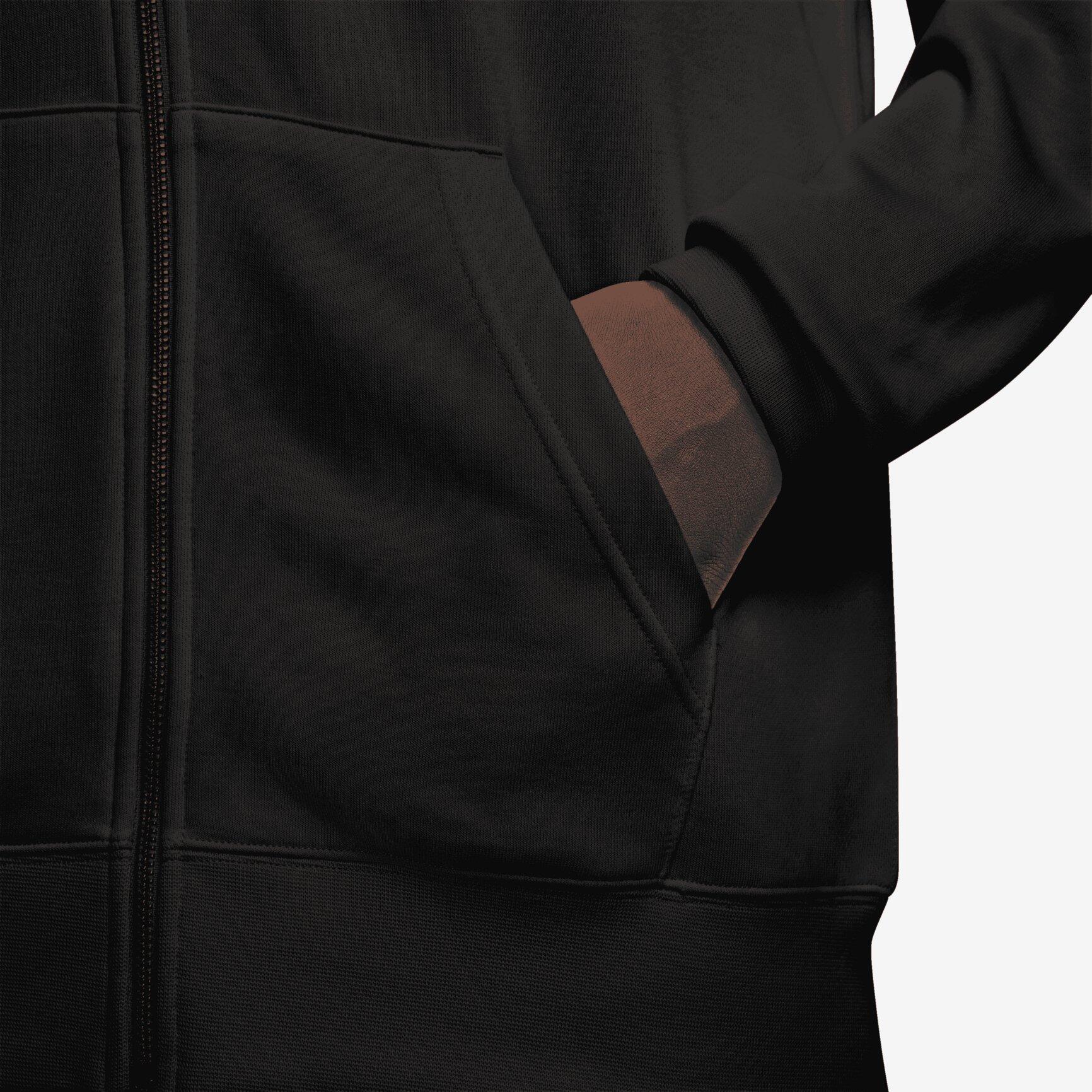 Hoodie Club Zwart - FN3866-010 3/4