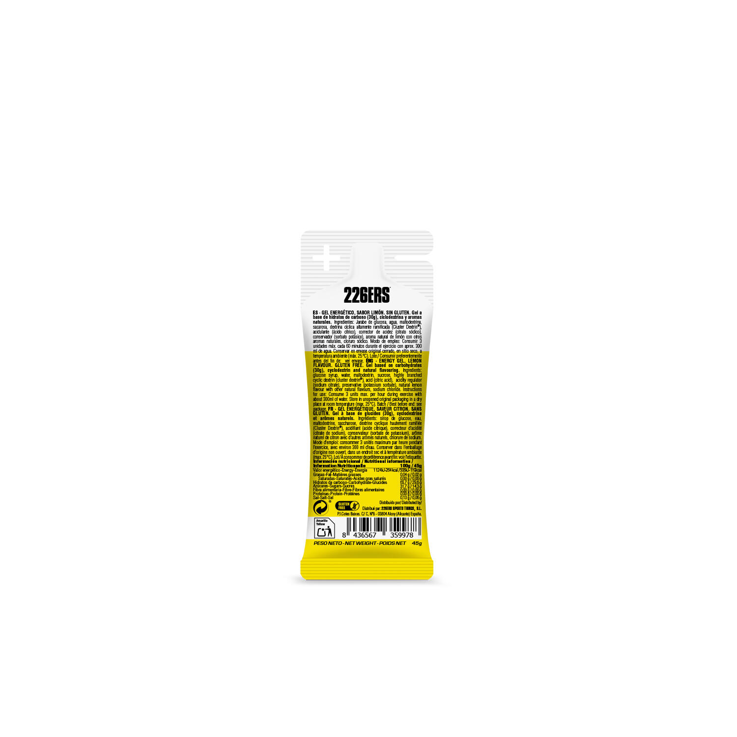 GEL HIGH ENERGY XS 45G (x32 GELS) 2/4