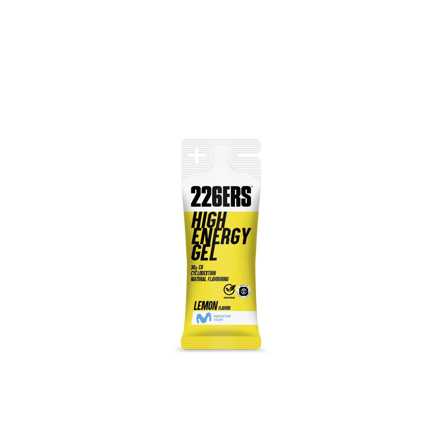 226ERS HIGH ENERGY GEL XS 45g - Gel energético com ciclodextrinaLimão