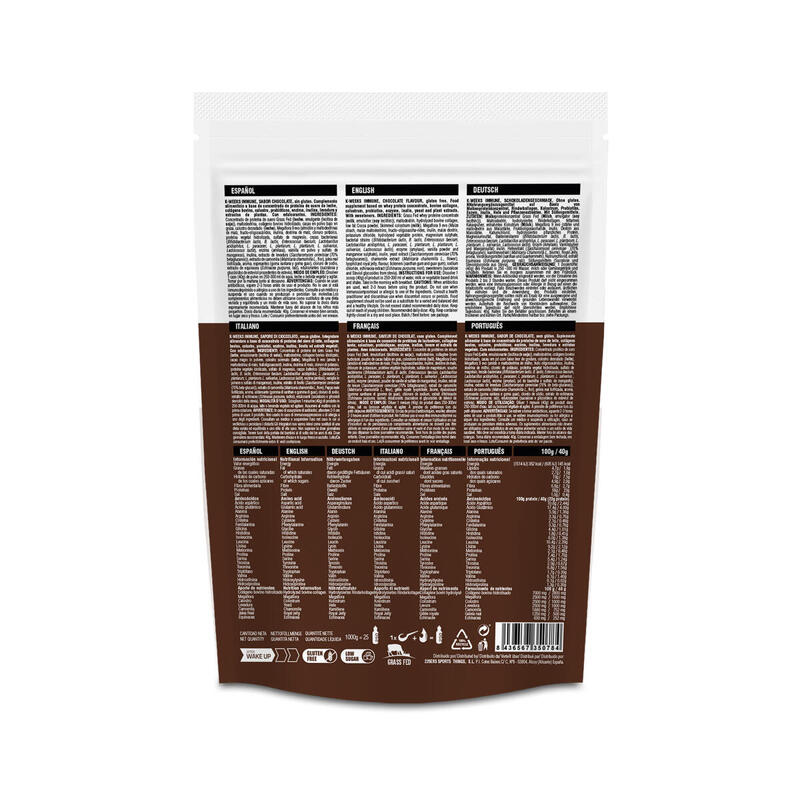 Plic pudra proteica - K-WEEKS Immune - ciocolata - 1kg