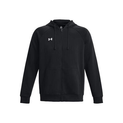 Fleece hoodie met volledige rits under armour rival
