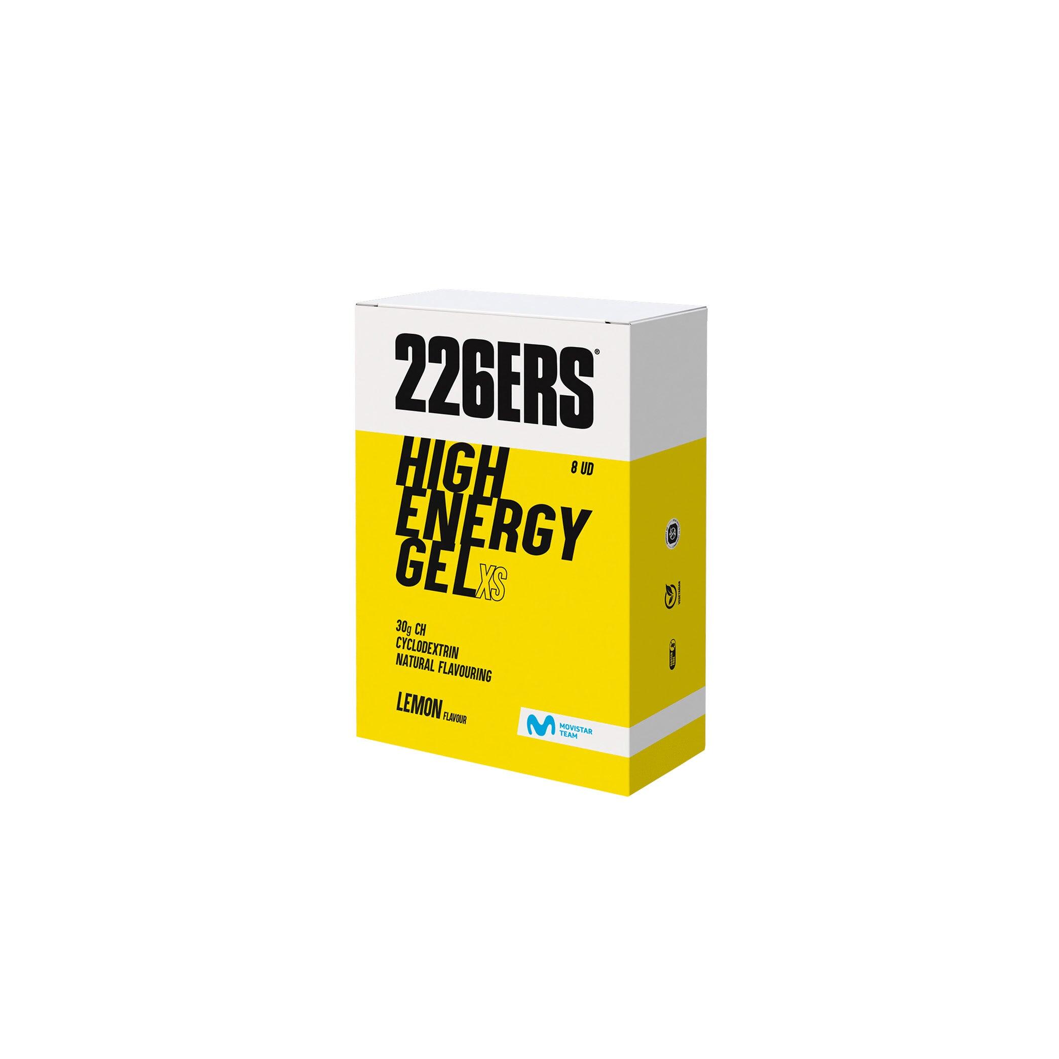226ERS BOX - 8 HIGH ENERGY GEL XS 45gLimão