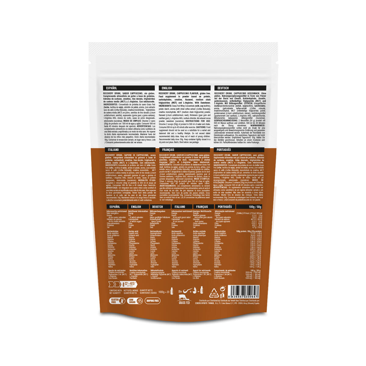 Boisson énergétique 226ERS 1kg Vanilla Coffee 2/6