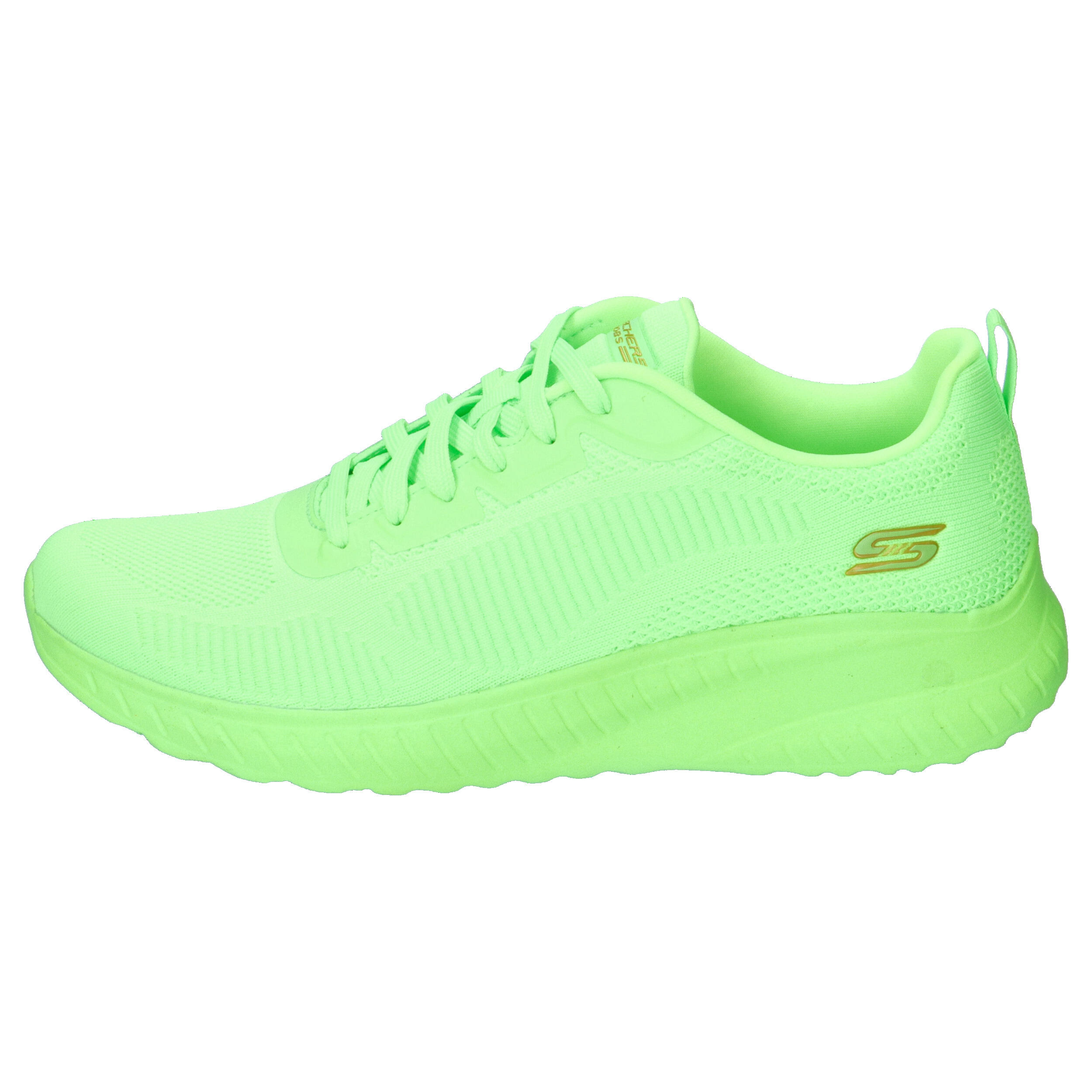 SKECHERS Femme BOBS SQUAD CHAOS COOL RYTHMS Sneakers Bleu Lime neón 10/15