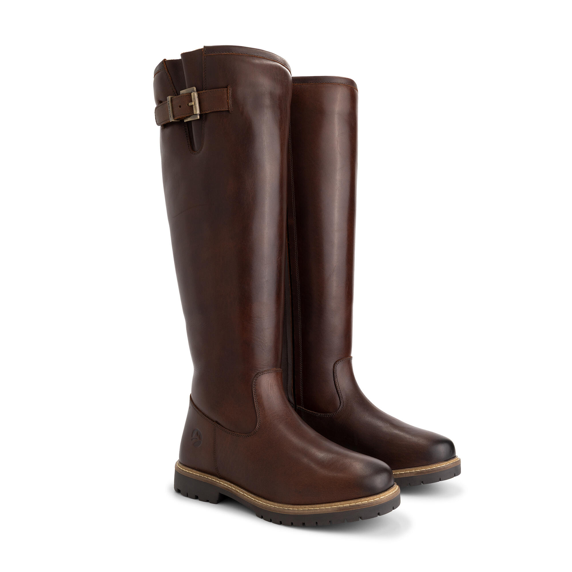Travelin' - Dannemare Femmes - Bottes Hautes - Doublées De Laine - Marron Foncé - Bottes - Marron - Decathlon