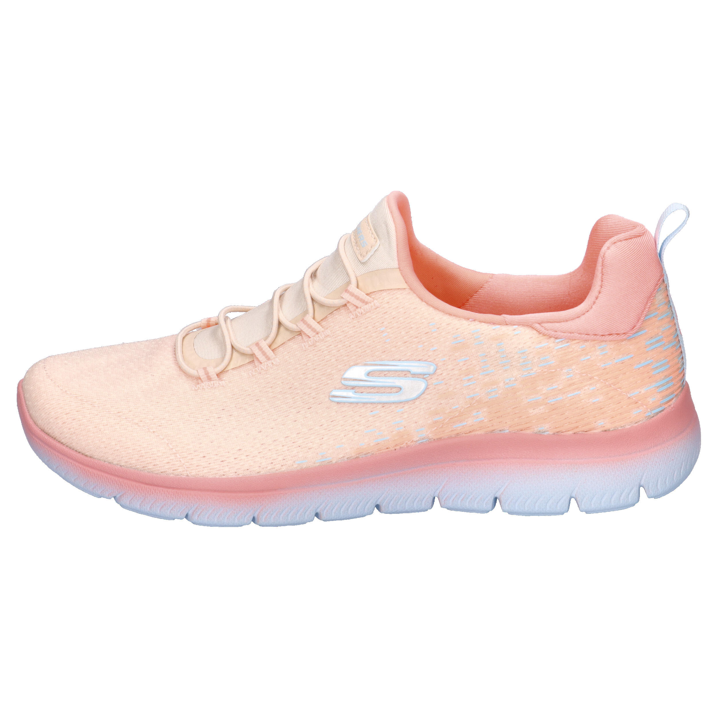 Ténis Skechers Modelo Summits Morning Glow Cor Laranja 10/10
