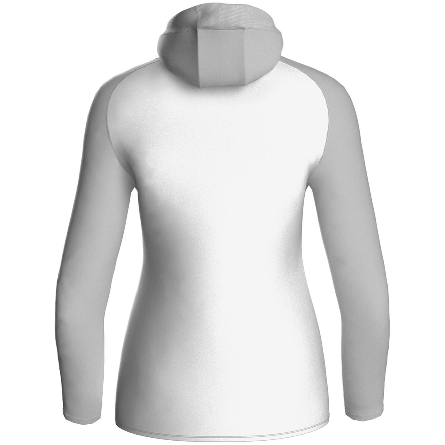 Jako Iconic Hoodie Dames - Wit / Zachtgrijs 2/5