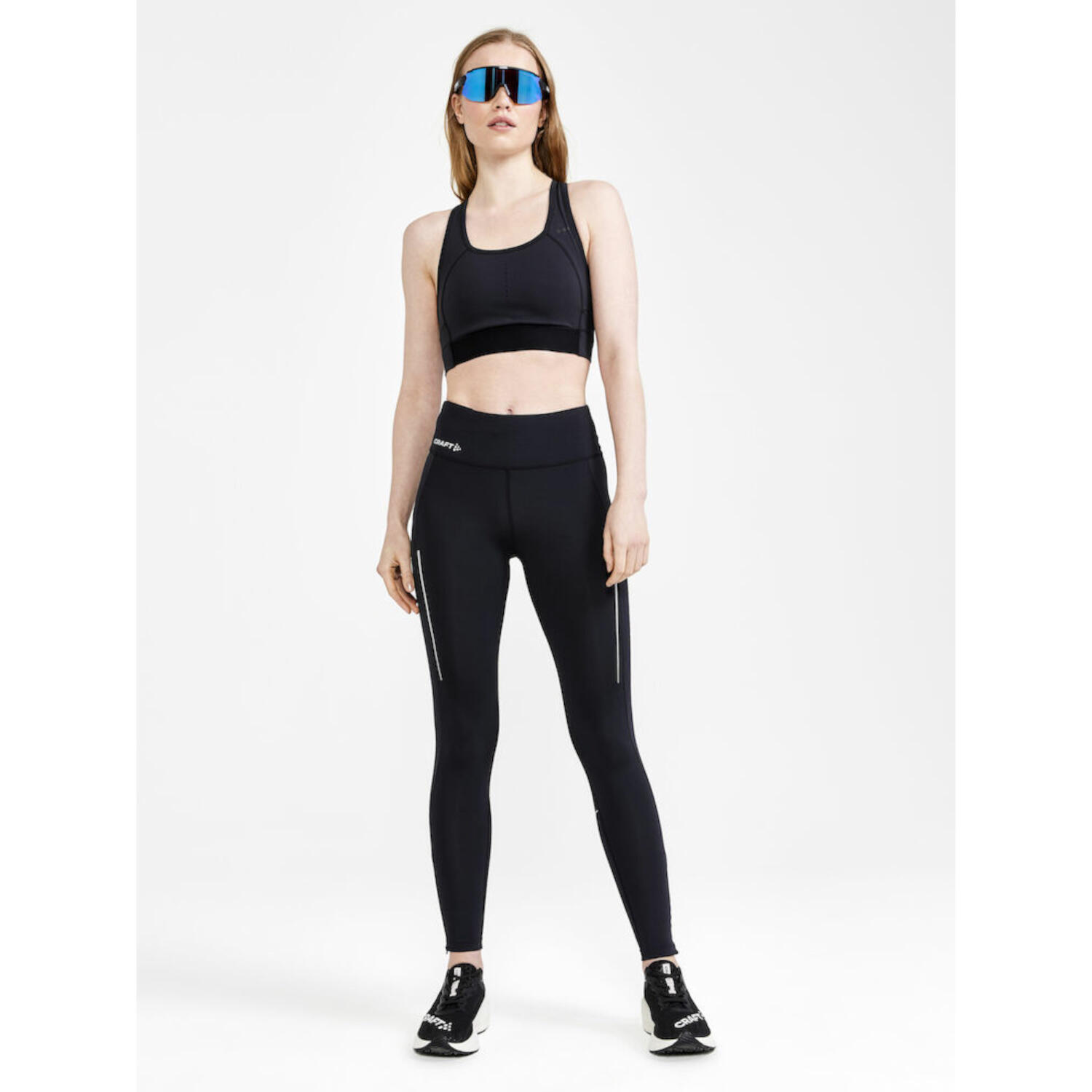 Craft ADV Essence Run Tight Zwart Dames 10/11