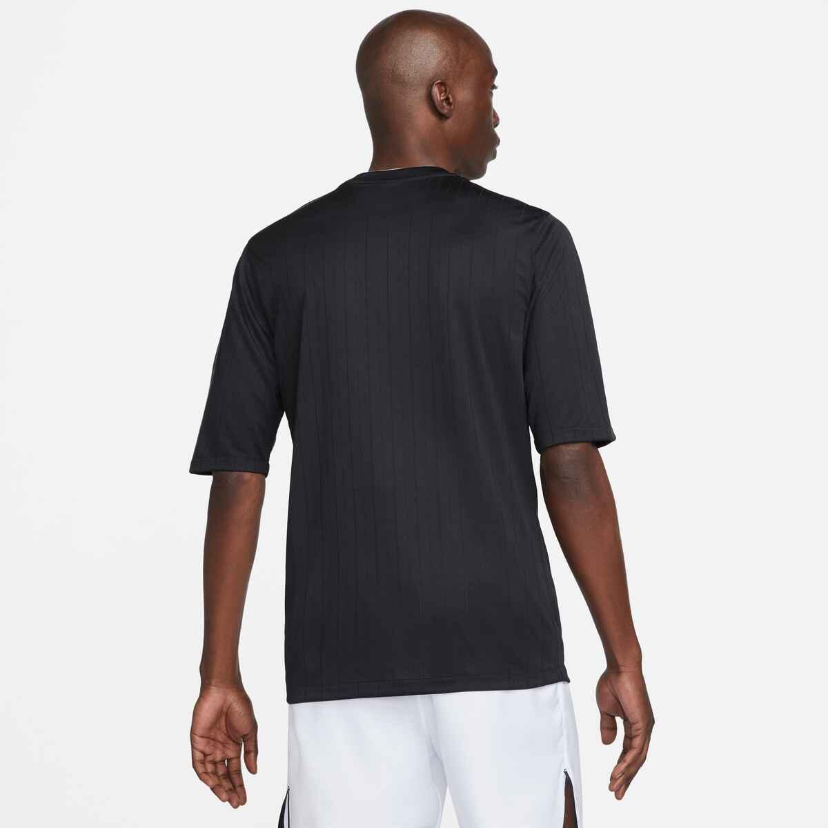 T-shirt da calcio uomo nike nero 3/4
