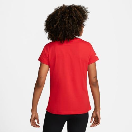 T-shirt donna nike rosso 6/7