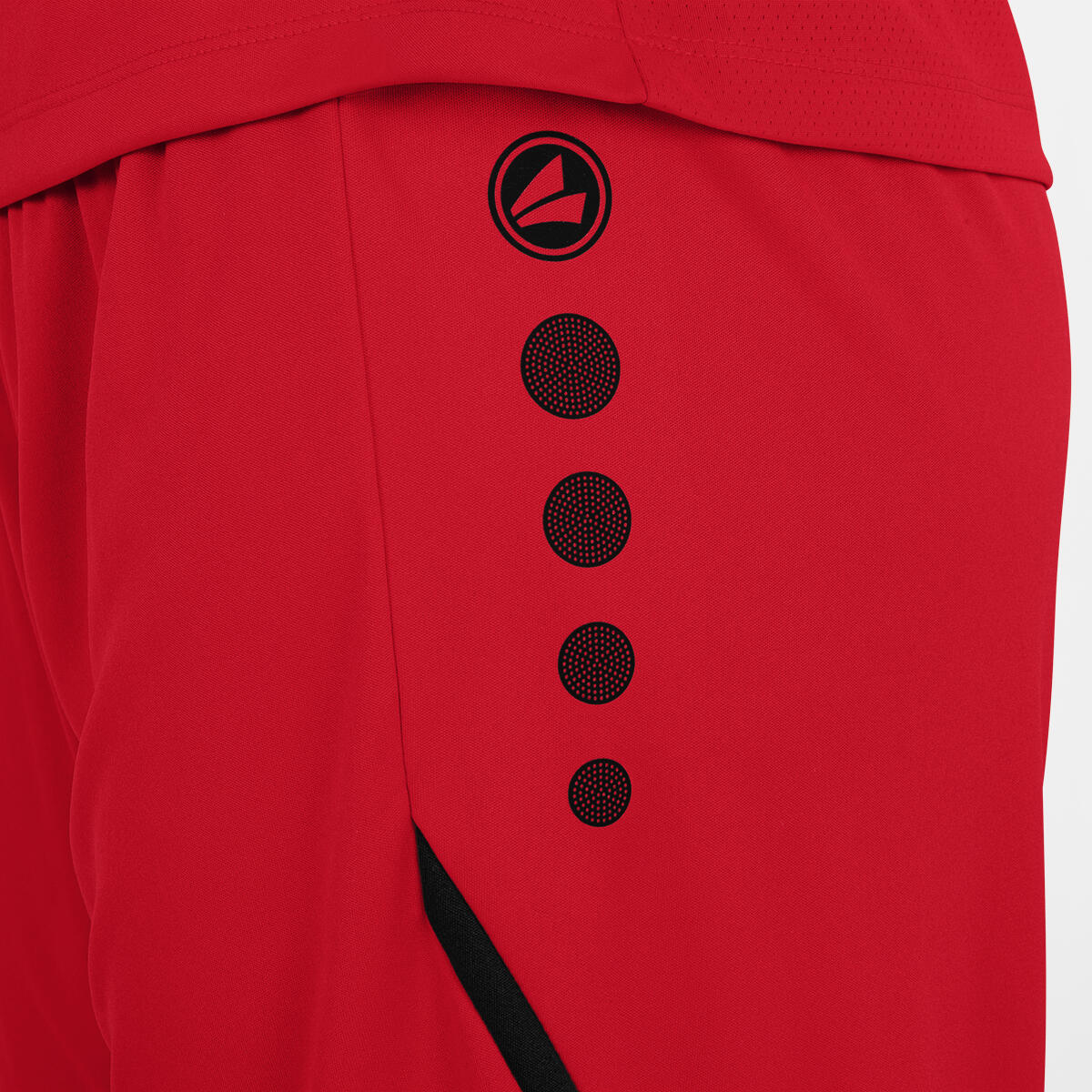 Jako Challenge Short Dames - Rood / Zwart 6/7