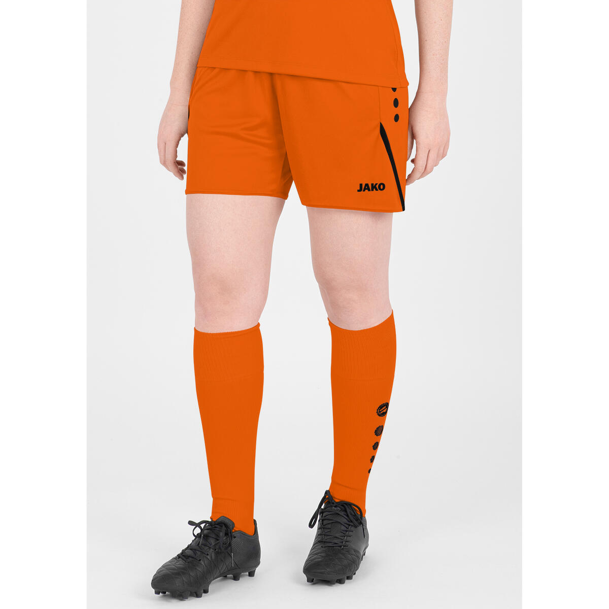 Short Challenge Femme Jako - Orange Fluo / Noir 3/7