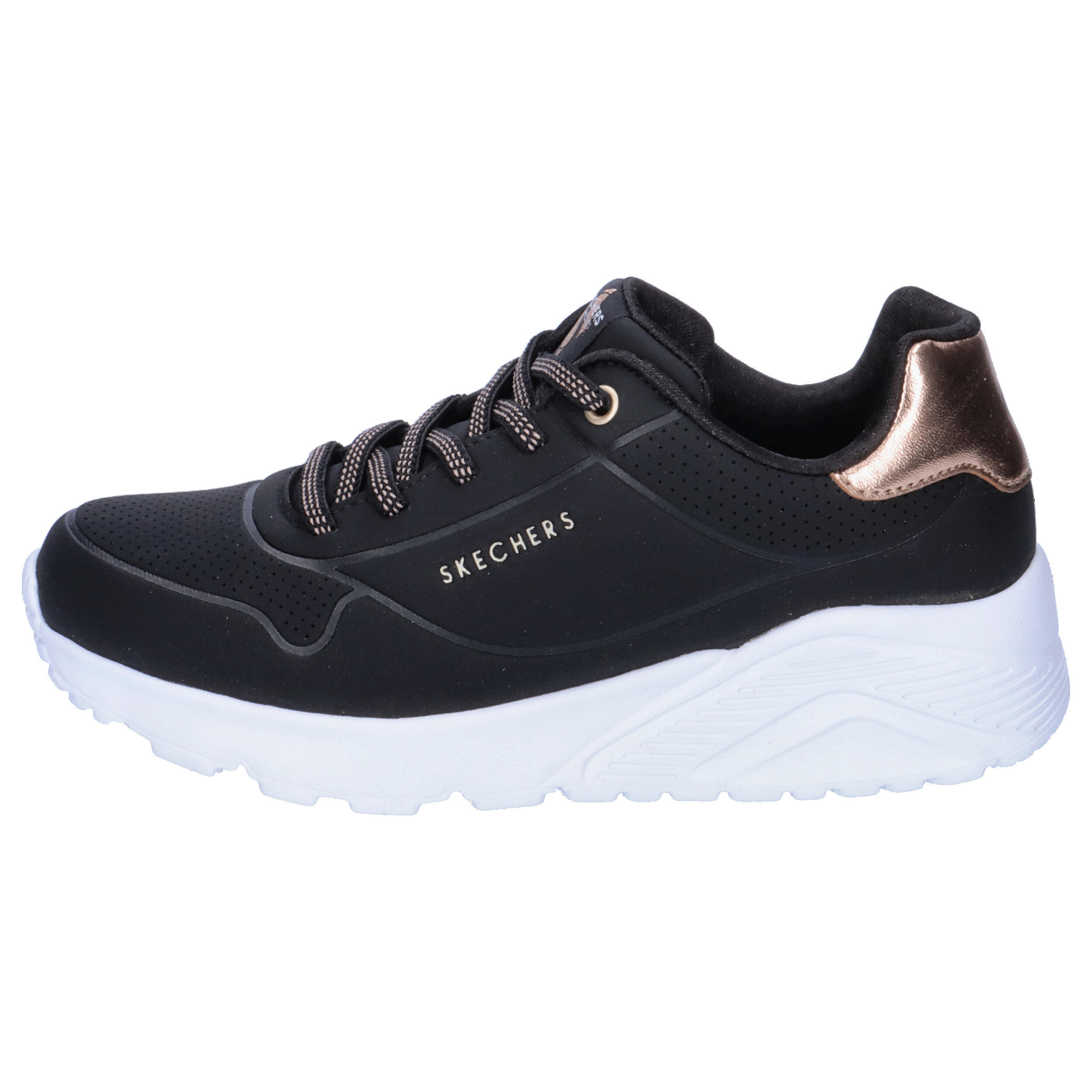 Buty SKECHERS UNO LITE-METALLIC MO Czarny 10/10