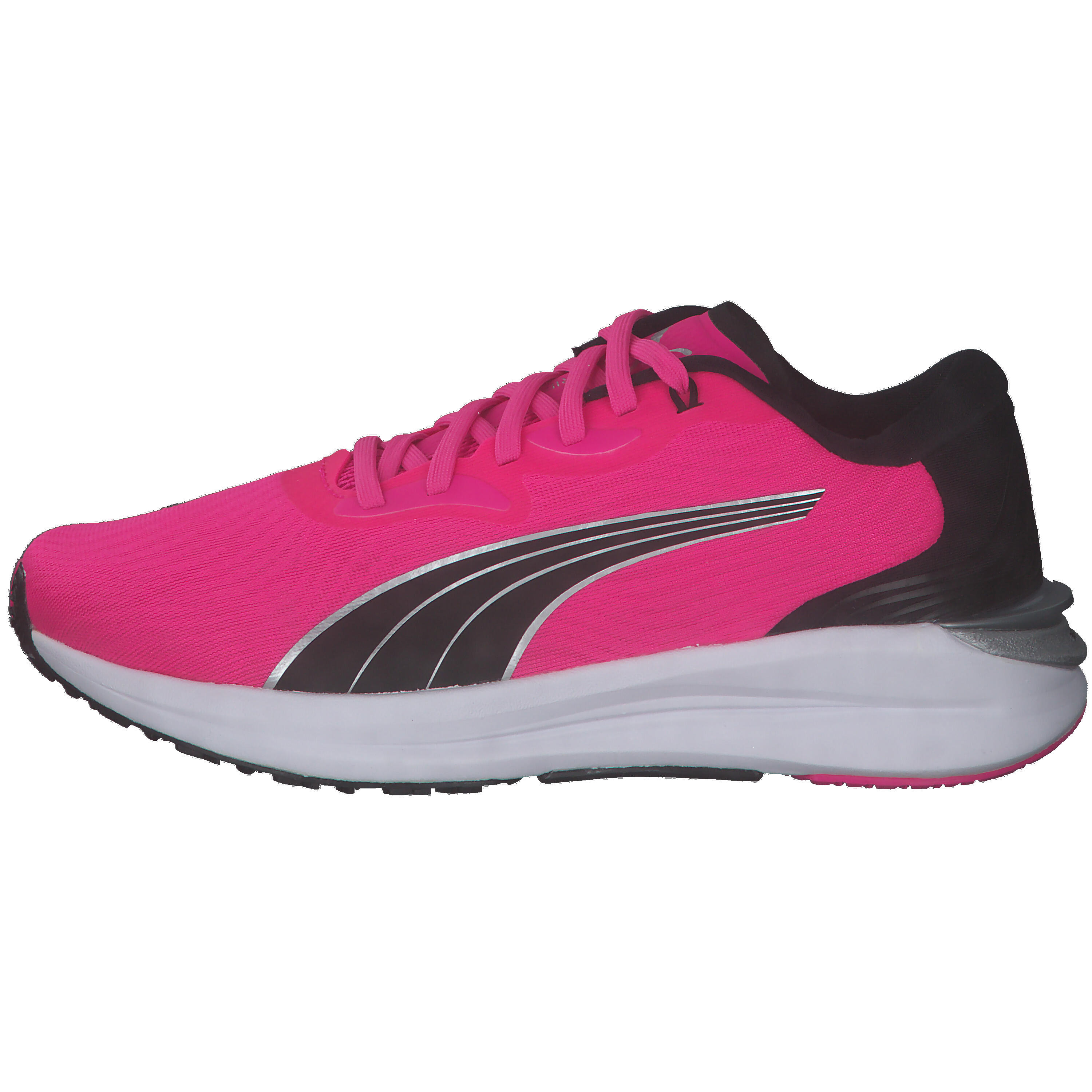 Electrify NITRO 2 Laufschuhe Damen PUMA Ravish Black Silver Pink Metallic 10/15
