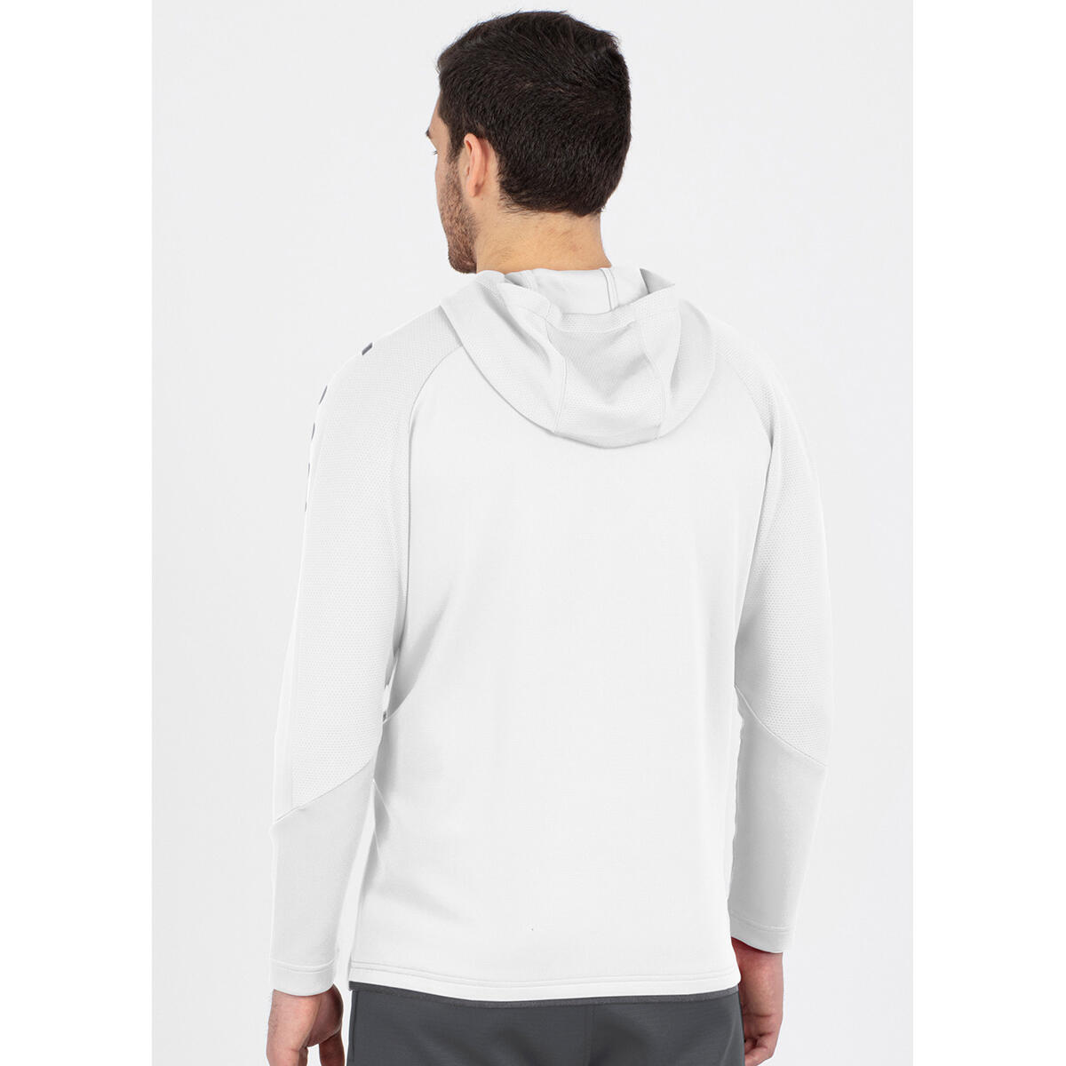 Jako Challenge herenjas met kap - wit / Antra Light - L 3/7