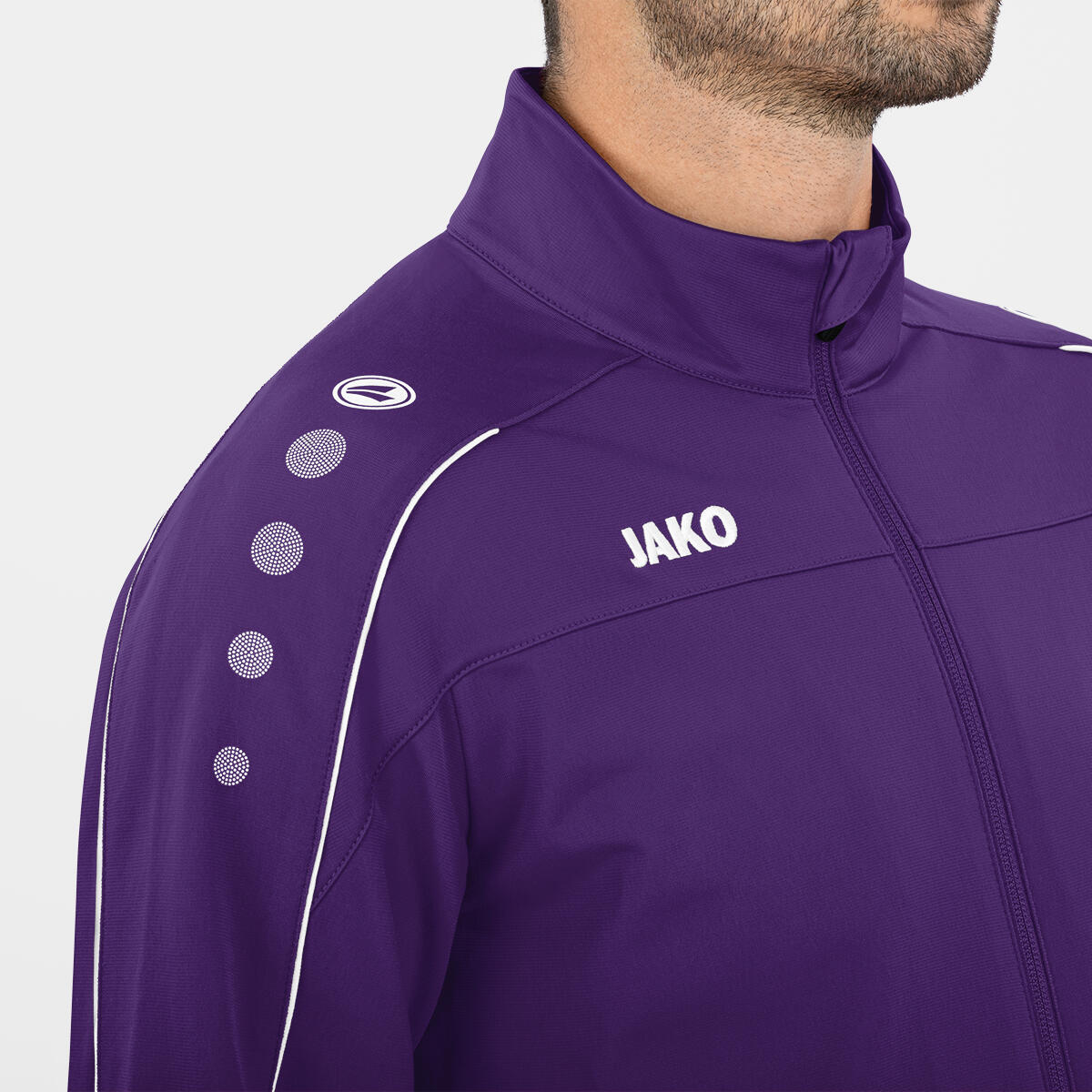 Jako Classico Polyestervest Heren - Paars 6/7