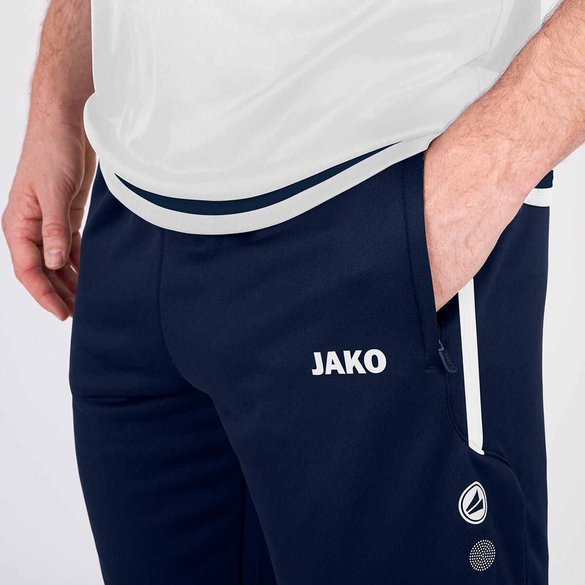 Jako Active trainingsbroek heren - marine/wit 5/7