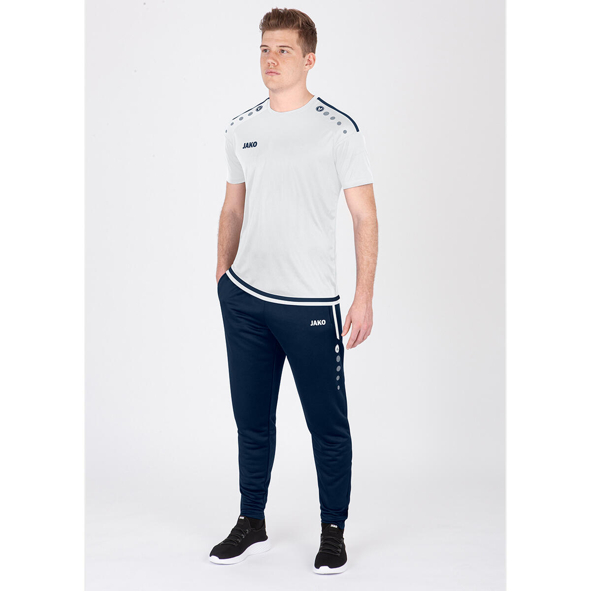 Jako Active trainingsbroek heren - marine/wit 4/7