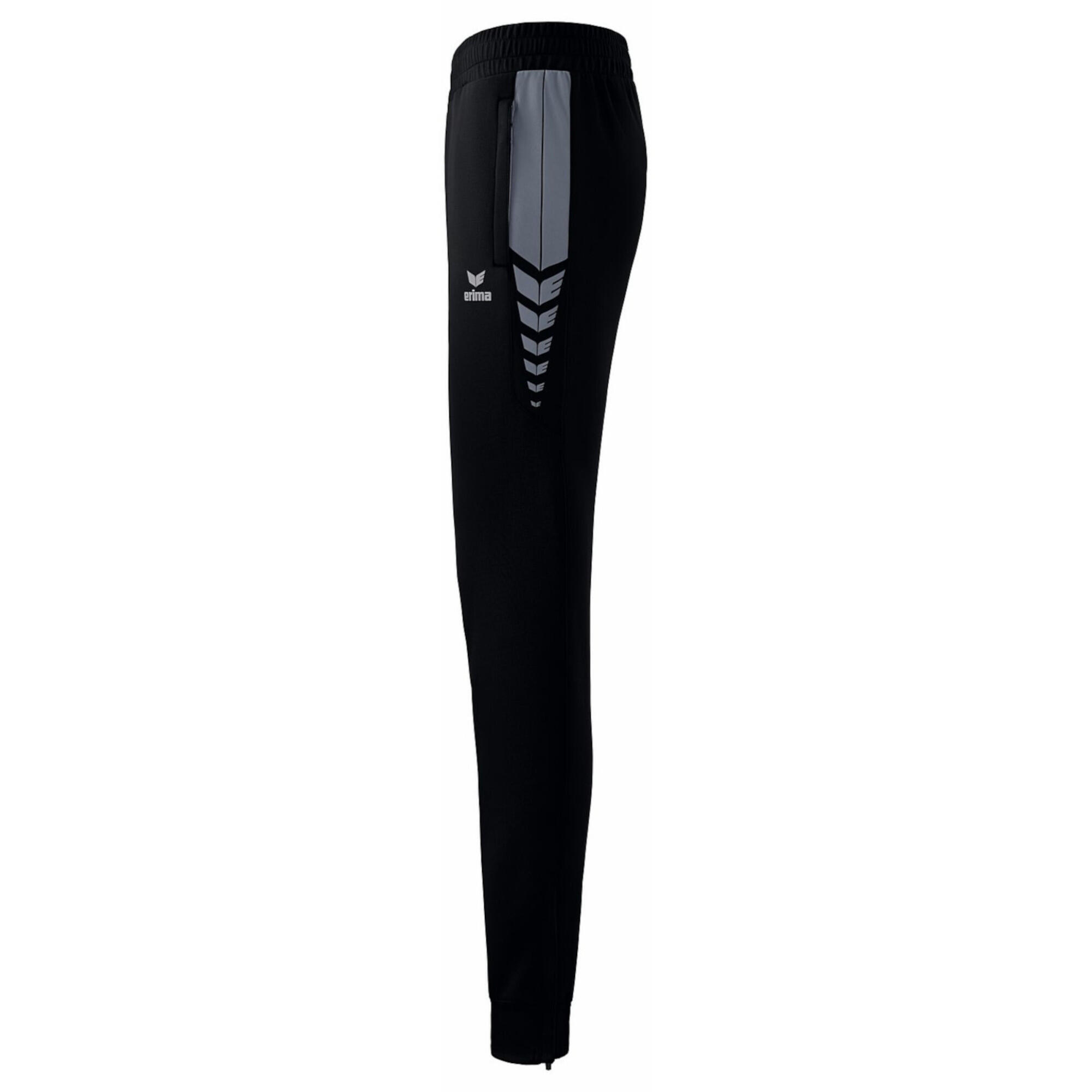 Erima Six Wings Pantalon d'entraînement Worker Noir/Gris ardoise 3/5