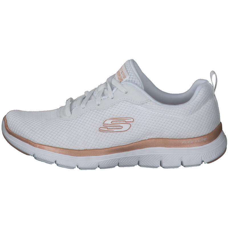 Pantofi sport pentru femei Skechers Mesh Lace-Up W Alb