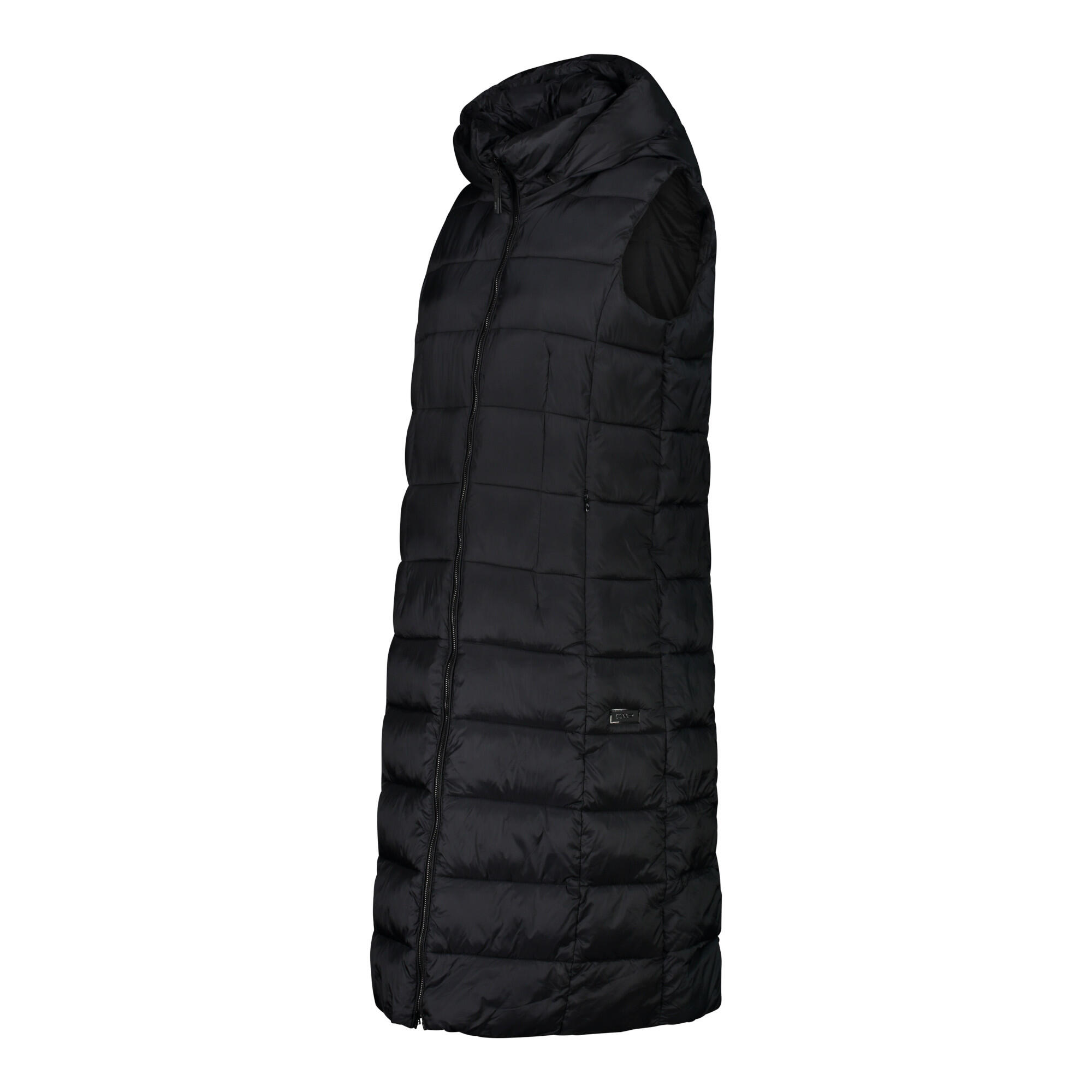 Doudoune à capuche long sans manches femme CMP 3/6