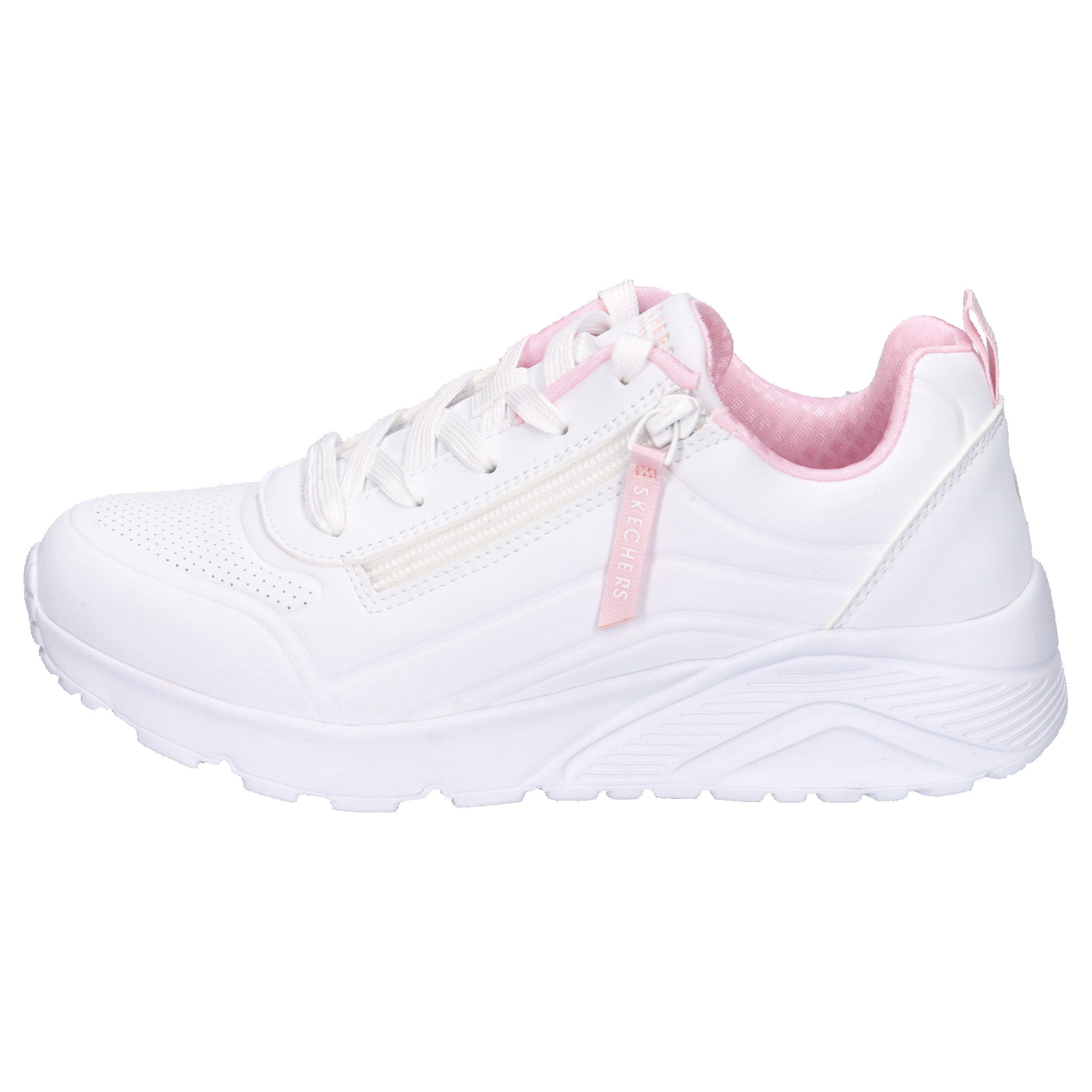 Zapatillas Skechers Uno Lite - Easy Zip, Blanco, Niños 10/15