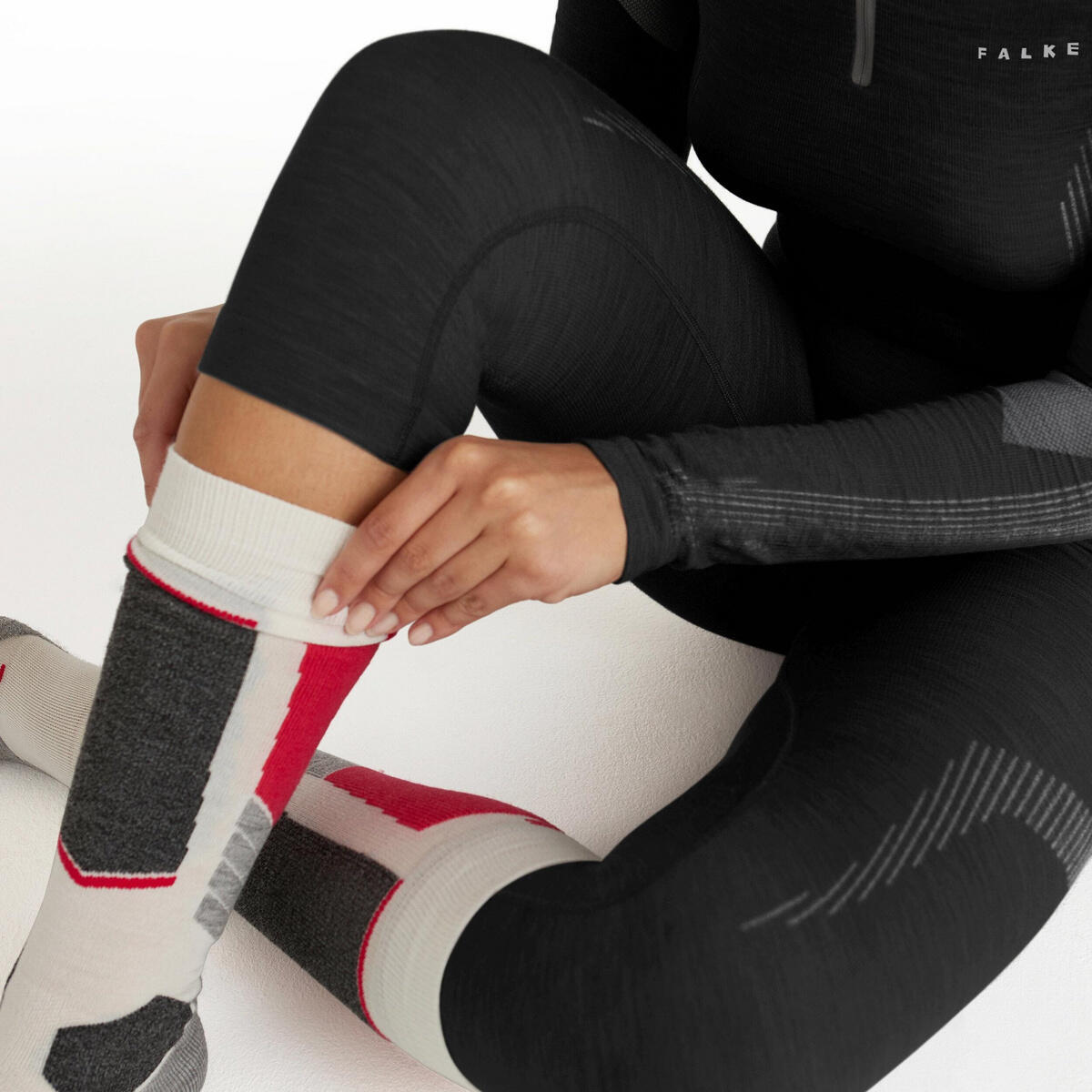 Collant 3/4 femme Falke Wool-Tech 4/7