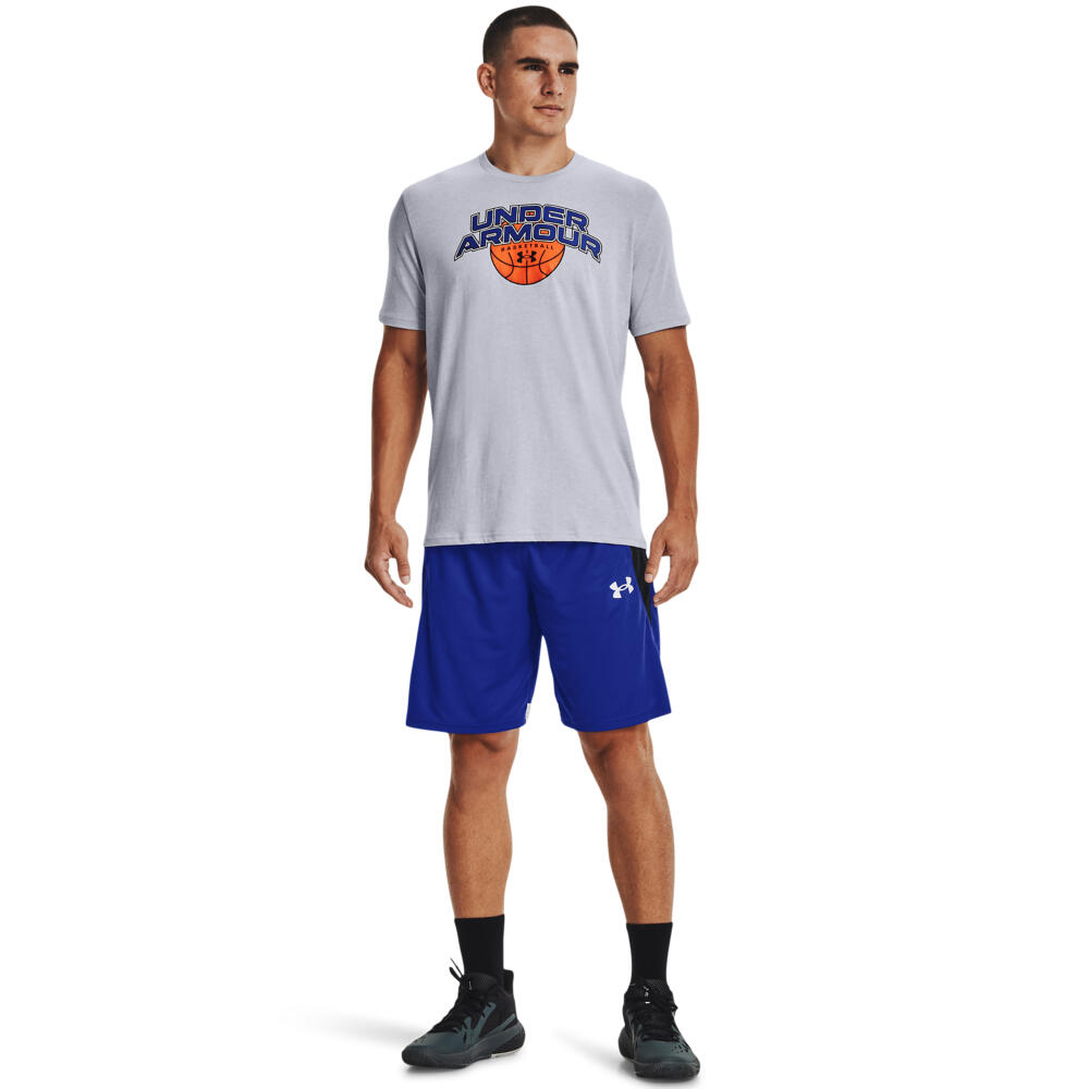Pantalones Cortos Deportivos para Hombre Under Armour Baseline Azul 3/5