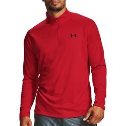 Sweat 1/2 zip Rouge Homme Under Armour Tech 2.0