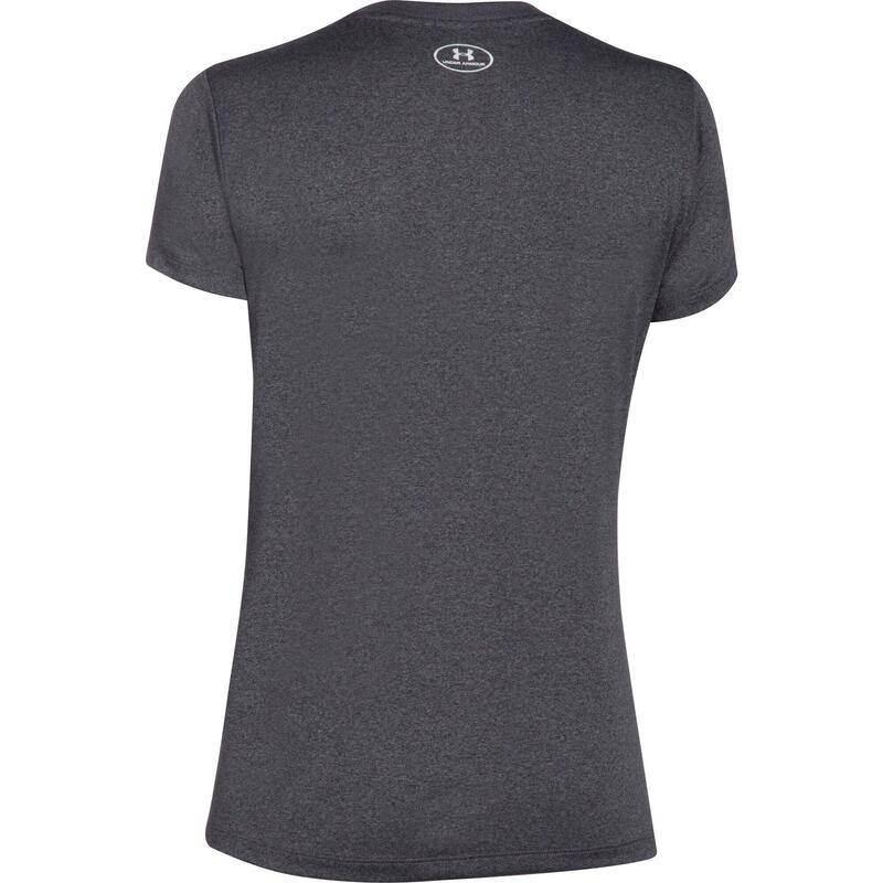 Tricou cu Mânecă Scurtă Femei Under Armour Tech SSV Gri