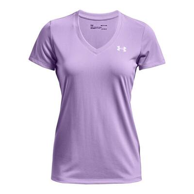 Dames-t-shirt met korte mouwen under armour tech ssv grijs