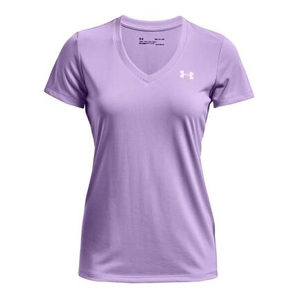 Dames-T-Shirt met Korte Mouwen Under Armour Tech SSV Grijs