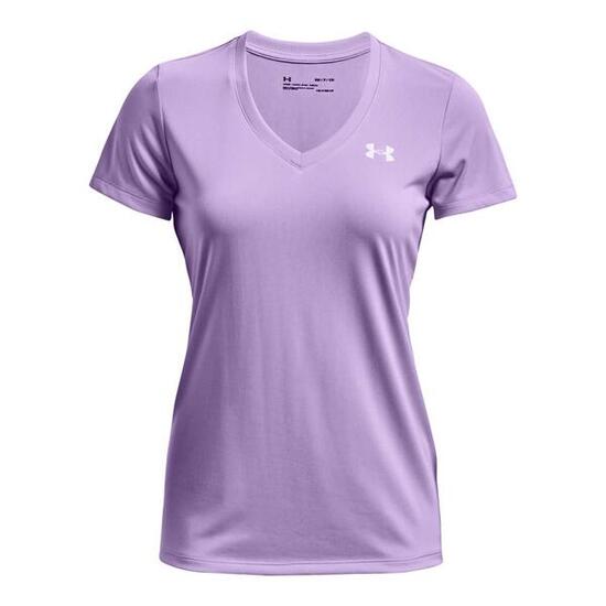 Dames-T-Shirt met Korte Mouwen Under Armour Tech SSV Grijs