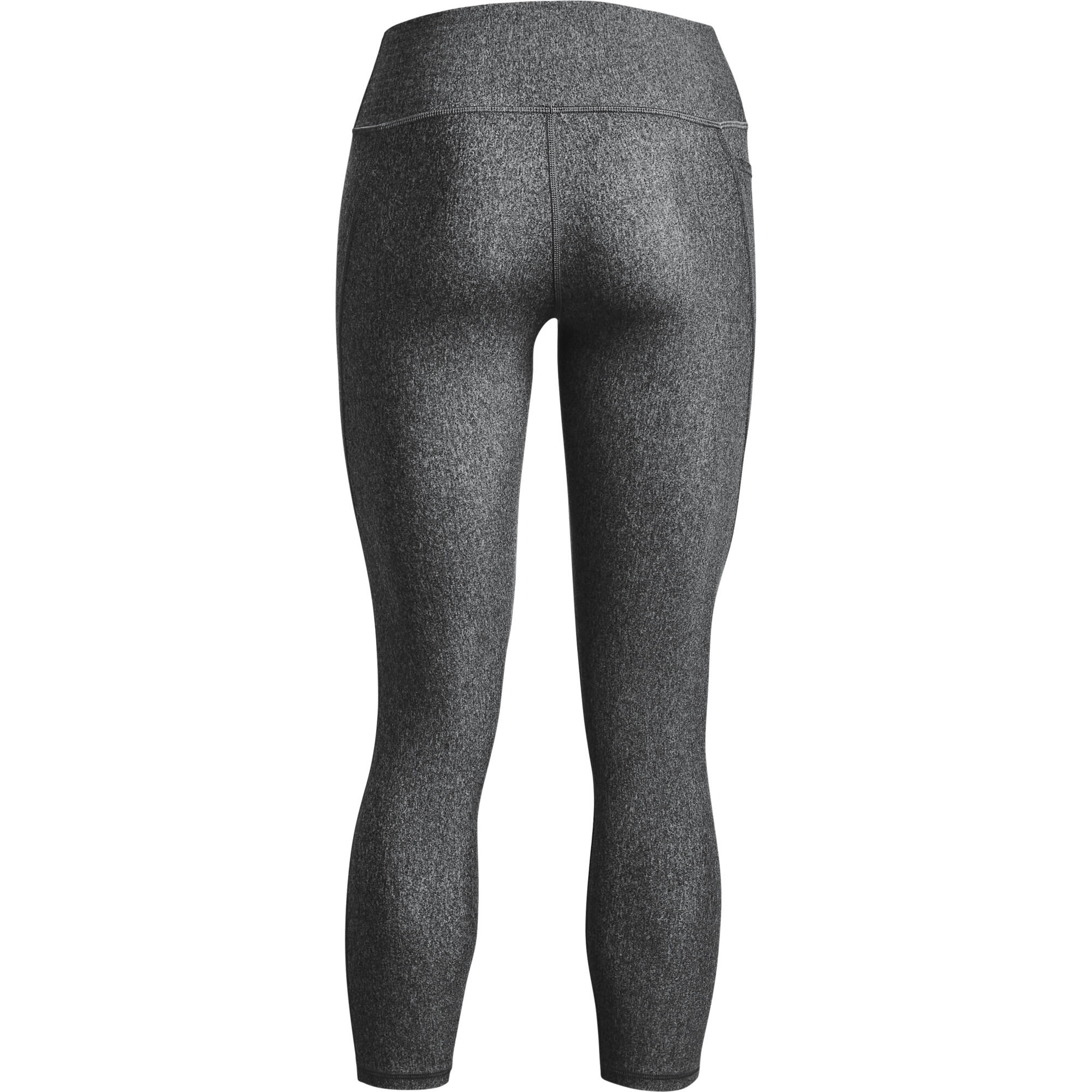 Leggings tobilleros grises Under Armour para mujer 2/4