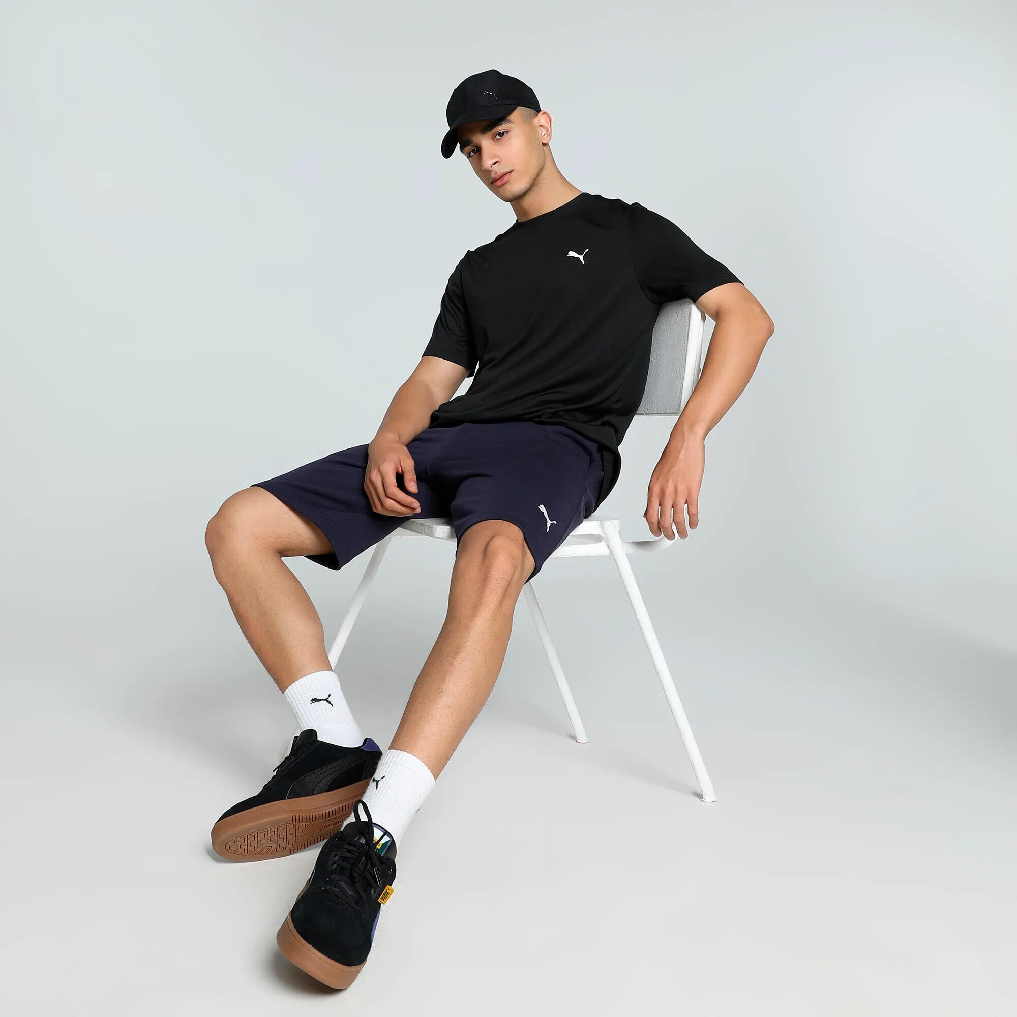 T-shirt Puma Ess Small Logo Poly Tee, Noir, Hommes 7/7