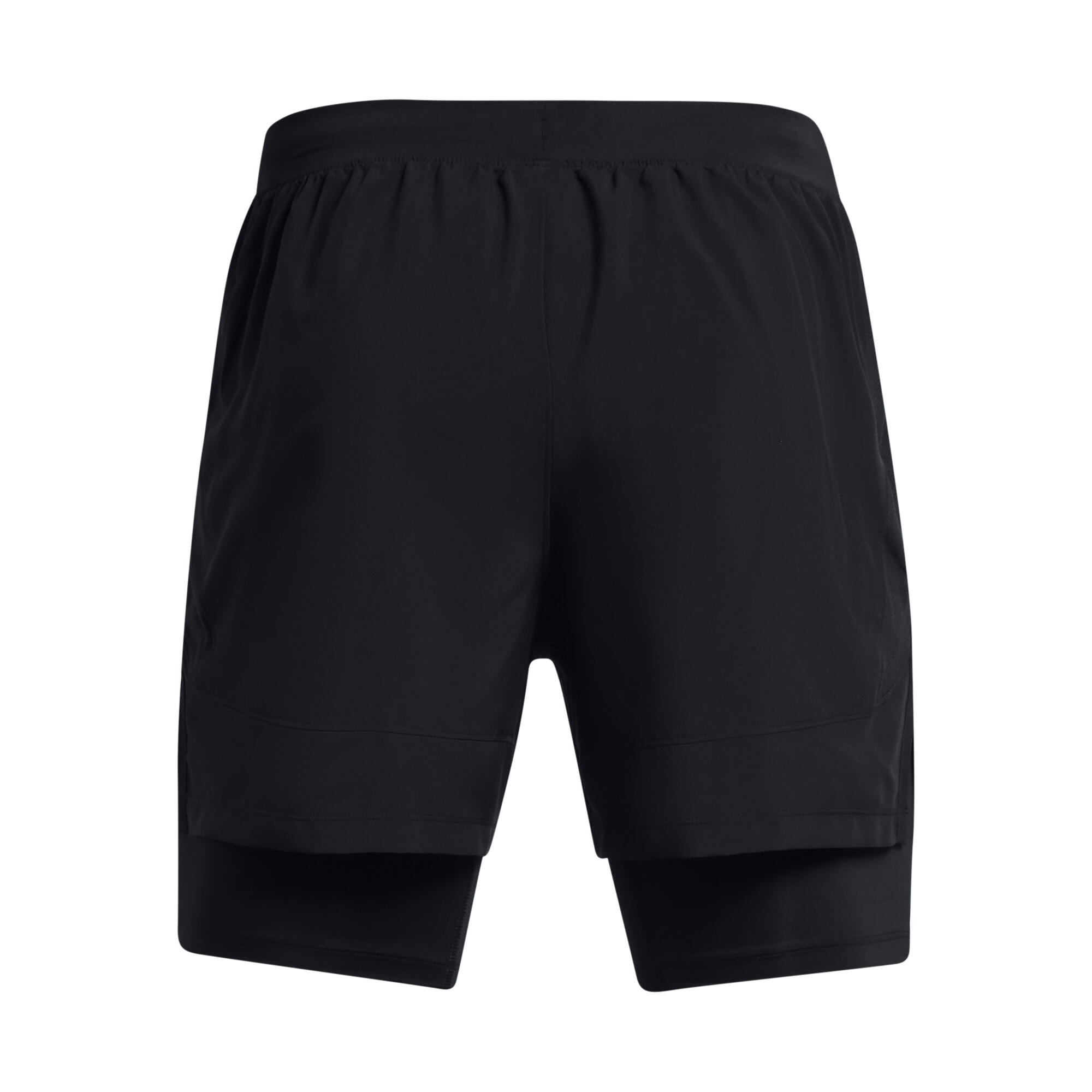 Pantaloncini 2 in 1 Under Armour Launch 5" 2/5